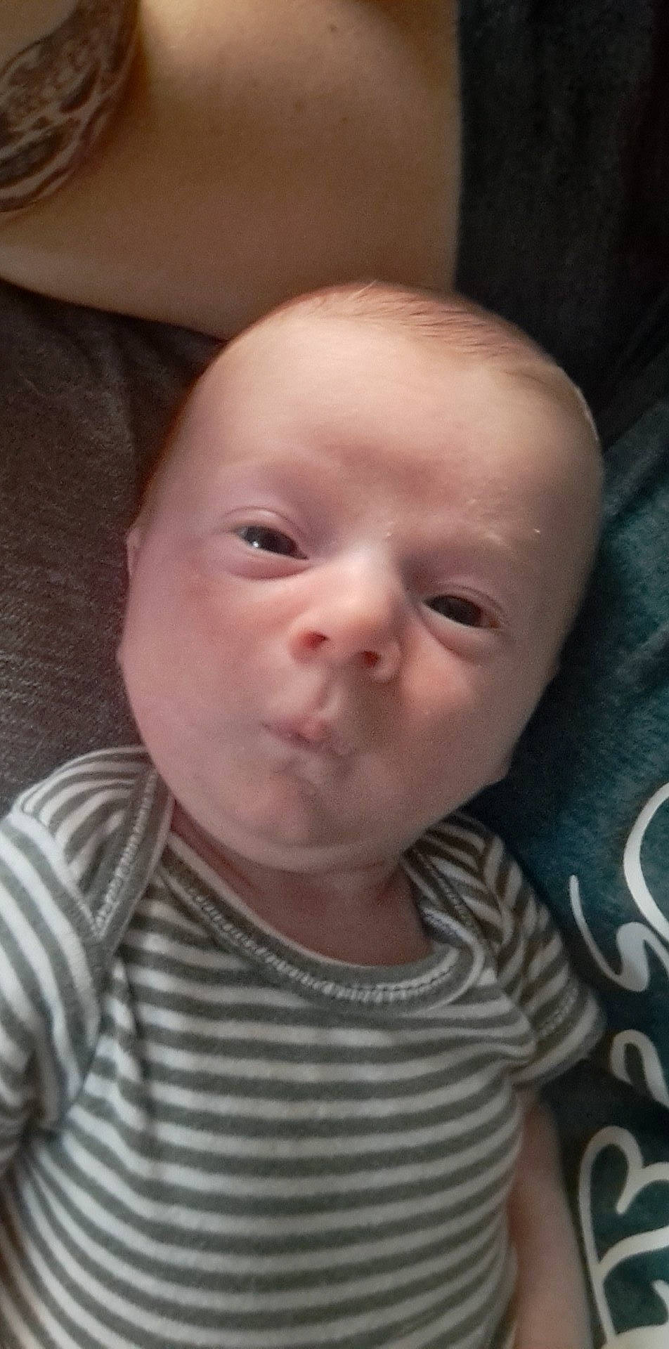 Isaac joined the competition — help win amazing prizes! baby, baby_toddler_clothing, cheek, child, comfort, ear, eyebrow, eyelash, forehead, fun, iris, jaw, lip, mouth, nose, person, skin, sleeve, smile, thumb