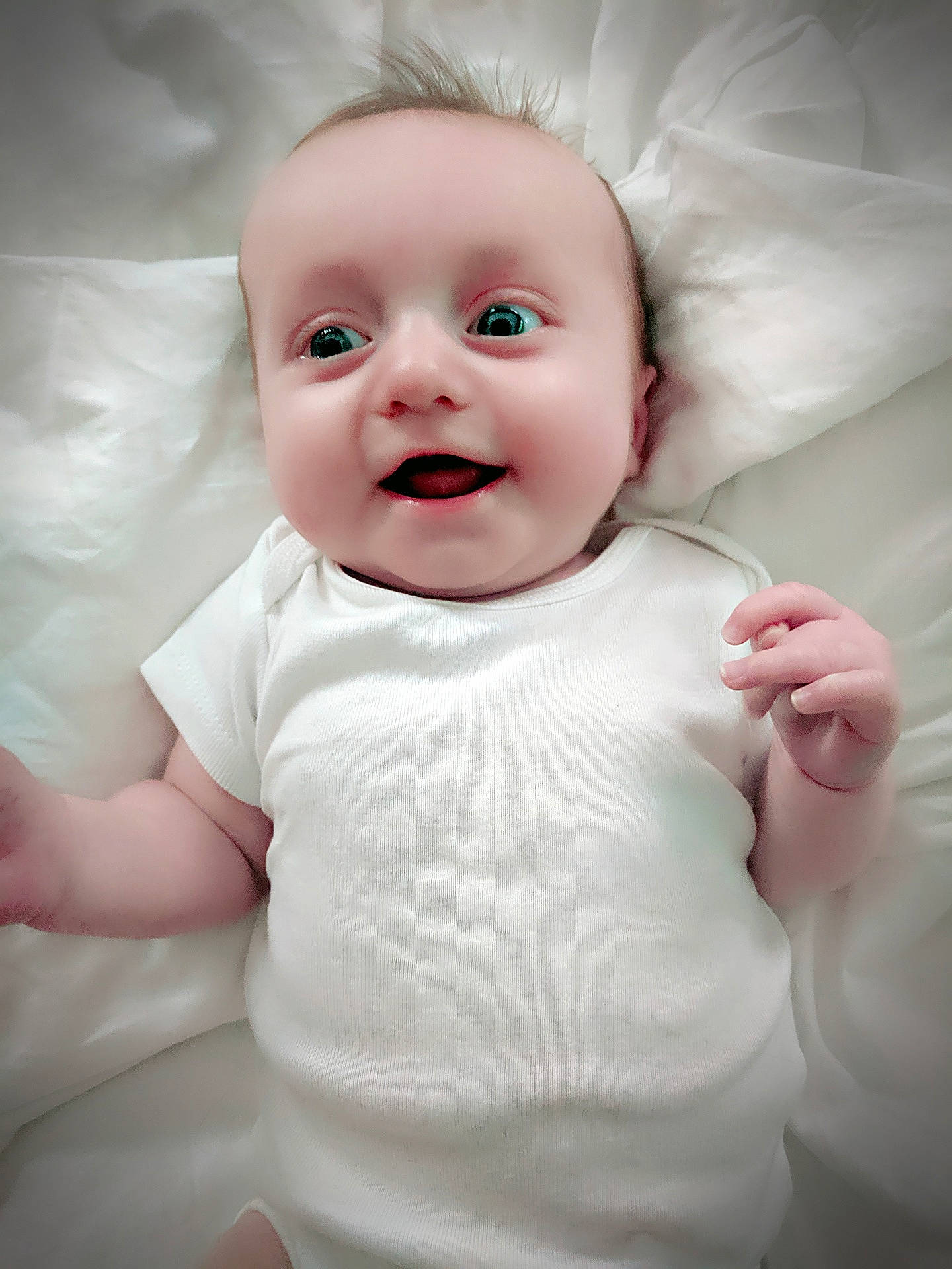 Finn joined the competition — help win amazing prizes! baby, baby_making_funny_faces, cheek, child, eye, face, facial_expression, head, iris, lip, mouth, nose, person, pink, skin, smile, toddler, white