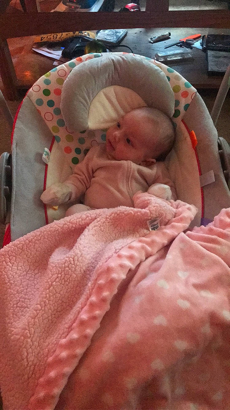 Janiyah is registered to the contest to win money with this photo: baby, baby_products, baby_safety, baby_sleeping, baby_toddler_clothing, bedtime, birth, cheek, child, comfort, flesh, infant_bed, linens, nap, peach, person, pink, skin, sleep, toddler