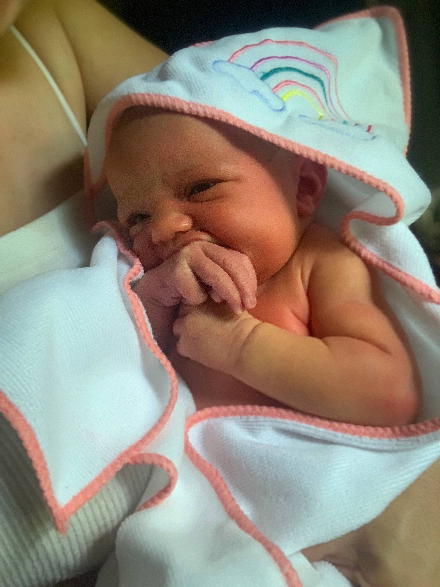 Eva Raeann Johnson joined the competition — help win amazing prizes! baby, baby_products, baby_sleeping, baby_toddler_clothing, bedtime, cap, cheek, child, chin, comfort, eyelash, fashion_accessory, hat, linens, lip, person, skin, smile, sun_hat, thumb