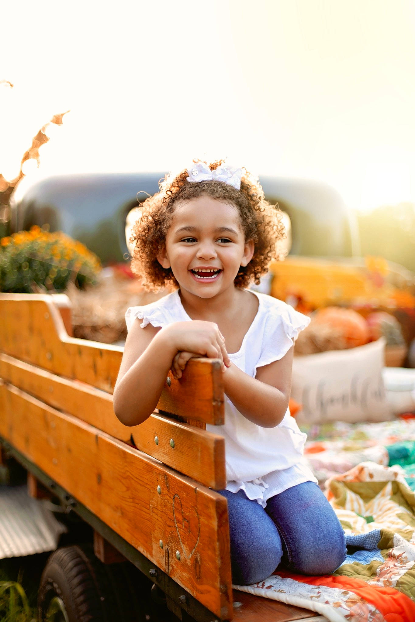 Zaryiah is registered to the contest to win money with this photo: arm, automotive_tire, fashion, flash_photography, fun, happy, head, human_body, joy, leisure, motor_vehicle, orange, people_in_nature, person, plant, smile, summer, tire, travel, truck