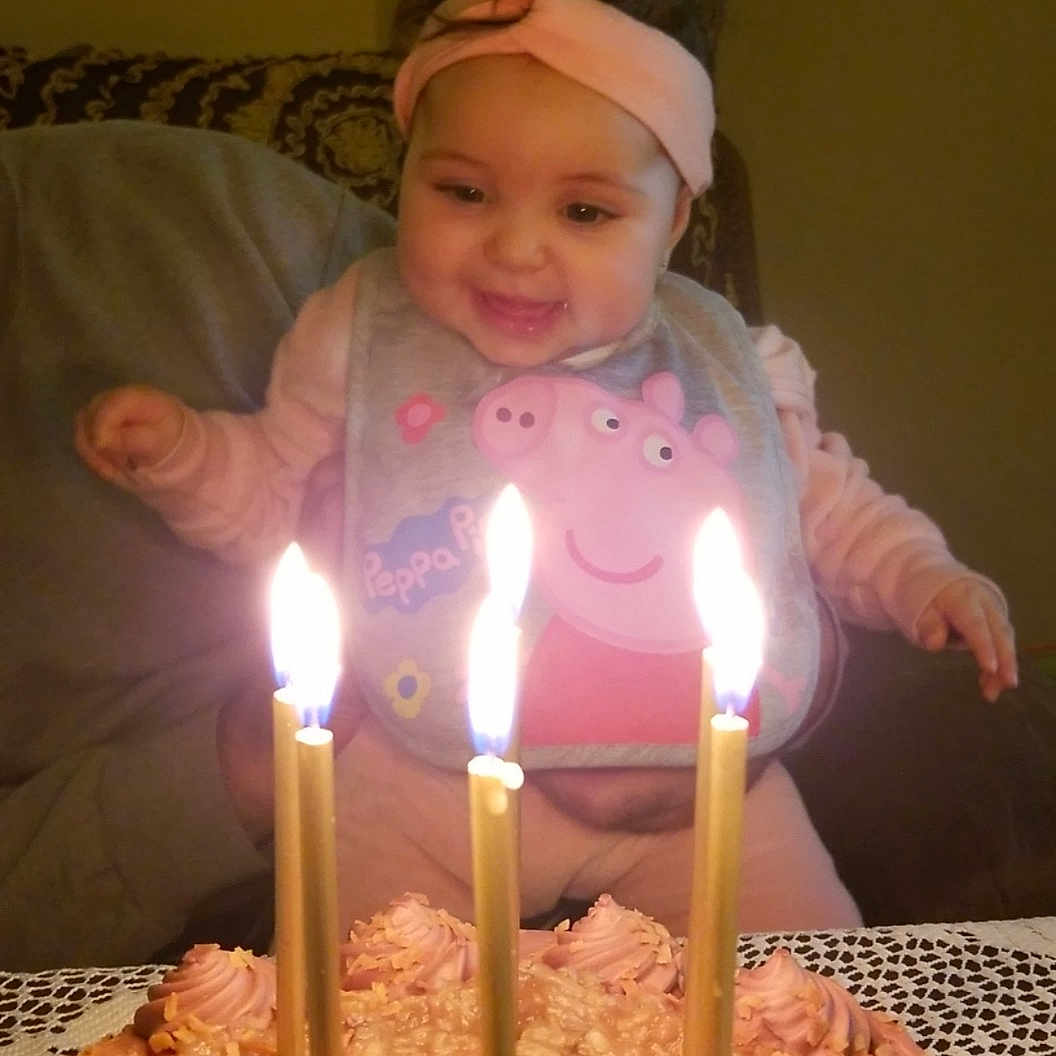Crystal is registered to the contest to win money with this photo: baked_goods, birthday, birthday_cake, buttercream, cake, cake_decorating, candle, child, cuisine, dessert, food, icing, joy, party, person, sweetness, torte