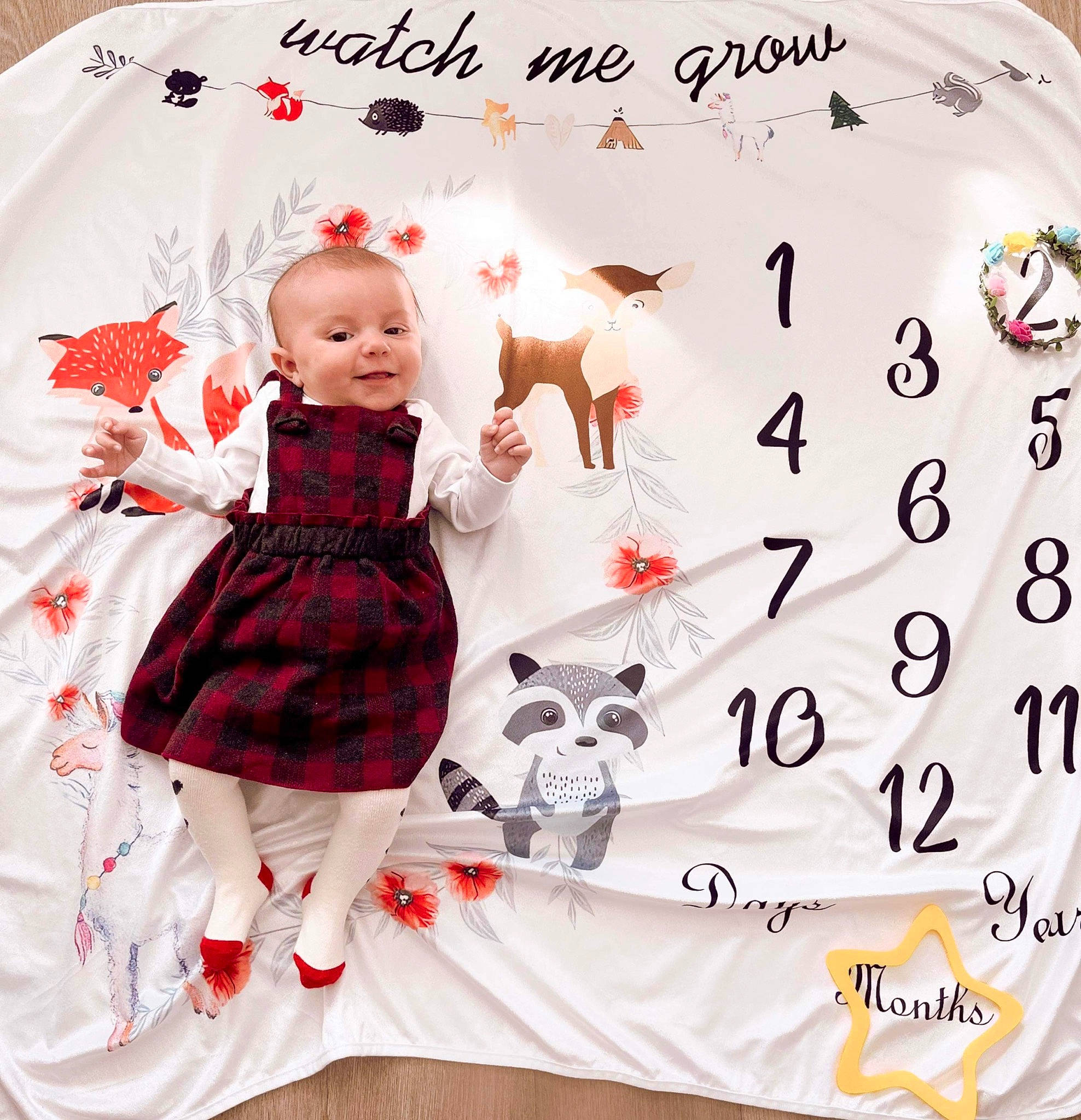 Brooke a rejoint le concours — aidez-le/la à gagner de superbes lots ! baby_toddler_clothing, christmas, christmas_decoration, christmas_ornament, doll, dress, facial_expression, font, happy, holiday_ornament, mammal, ornament, pattern, person, product, red, sleeve, textile, toddler, vertebrate