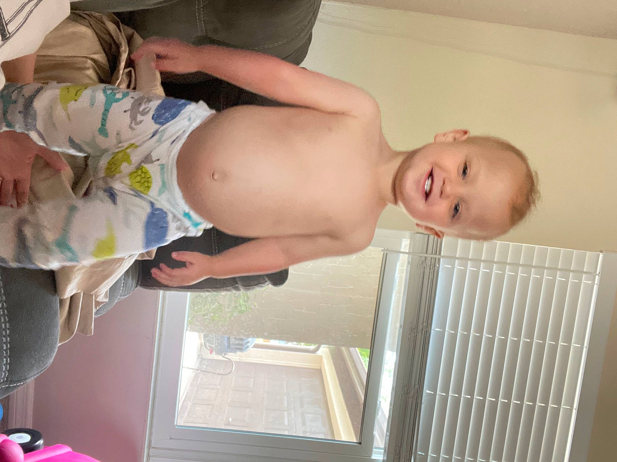 Hank joined the competition — help win amazing prizes! abdomen, baby, baby_products, baby_safety, baby_toddler_clothing, chest, child, comfort, diaper, elbow, foot, head, human_leg, joy, person, product, room, smile, stomach, thigh
