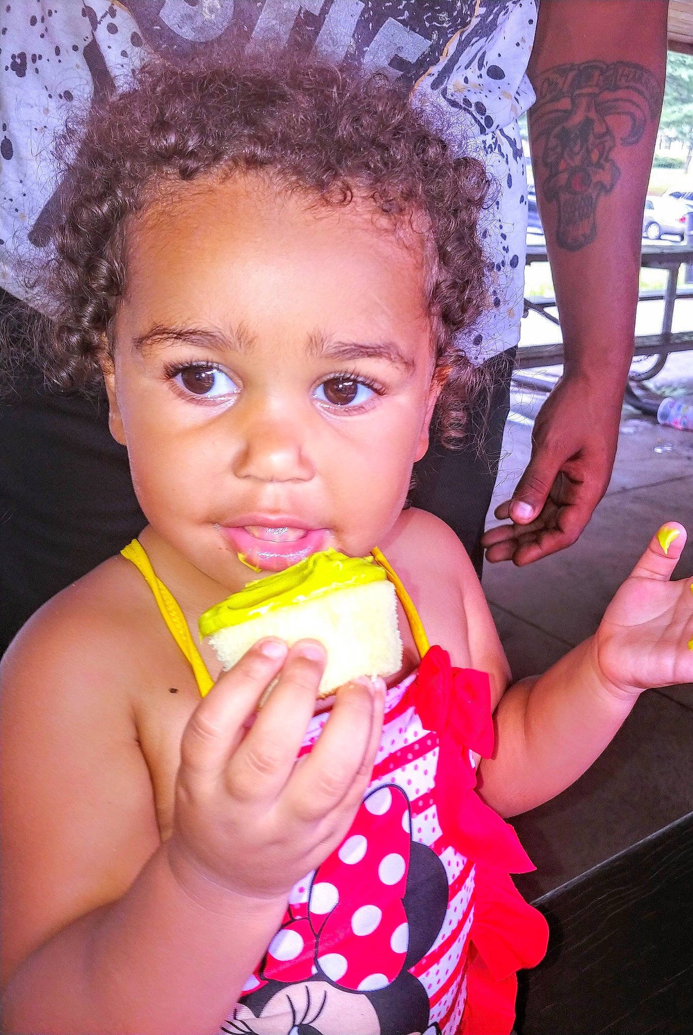 Neveah joined the competition — help win amazing prizes! child, eating, neck, person, toddler