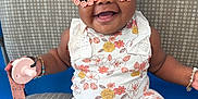 Walonii joined the competition — help win amazing prizes! baby, child, sunglasses, flower_pattern, bow_headband, pacifier, bracelet, smiling, seated, chair, patterned_fabric, cute, happy, accessory, fashion, indoors, portrait, cute_outfit, infant, playful