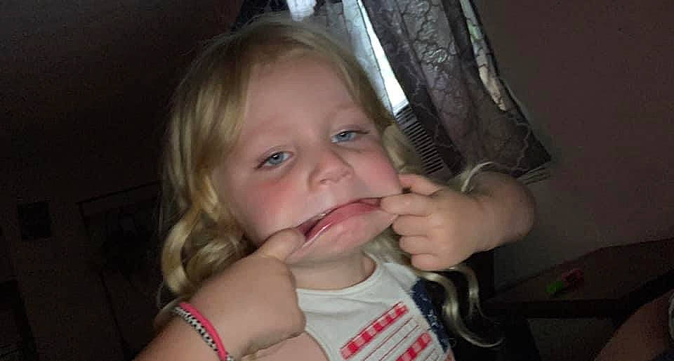 Adalee joined the competition — help win amazing prizes! cheek, ear, eyebrow, eyelash, finger, fun, gesture, happy, iris, jaw, lip, long_hair, mouth, nail, nose, person, skin, smile, thumb, toddler