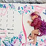 Ayzal Furqan joined the competition — help win amazing prizes! baby, sleeping, purple_outfit, headband, milestone_blanket, flowers, butterflies, numbers, months, days, weeks, pink, white_background, cute, infant, peaceful, laying_down, tulle, lace, decorative