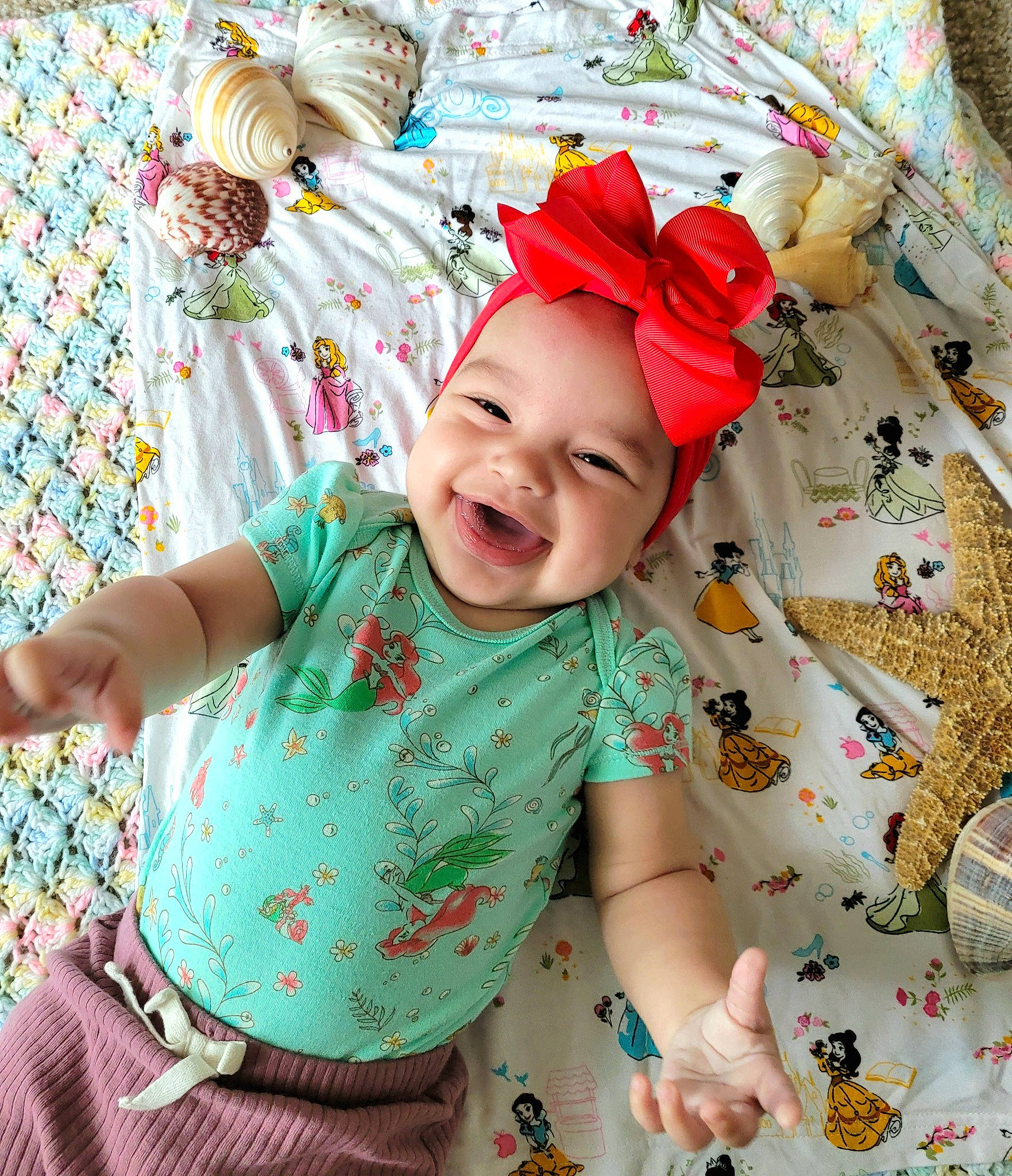 Phoenix joined the competition — help win amazing prizes! baby, baby_products, baby_toddler_clothing, child, costume_hat, event, fun, happy, hat, headwear, linens, magenta, party_supply, pattern, peach, person, pink, product, sleeve, smile