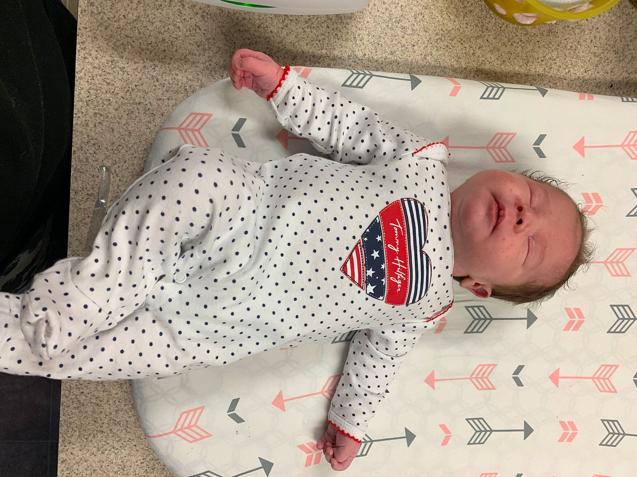 Ameilia joined the competition — help win amazing prizes! baby, baby_products, baby_sleeping, baby_toddler_clothing, bed_sheet, bedding, bedtime, carmine, child, comfort, linens, pattern, person, room, sleep, sleeve, toddler, white