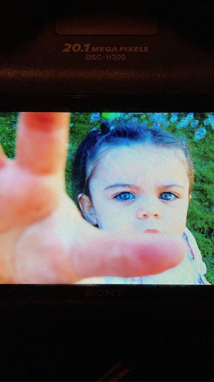 Aniyah joined the competition — help win amazing prizes! art, baby, child, communication_device, display_device, electric_blue, electronic_device, eyebrow, eyelash, flash_photography, flat_panel_display, fun, gadget, multimedia, person, picture_frame, rectangle, reflection, room, television