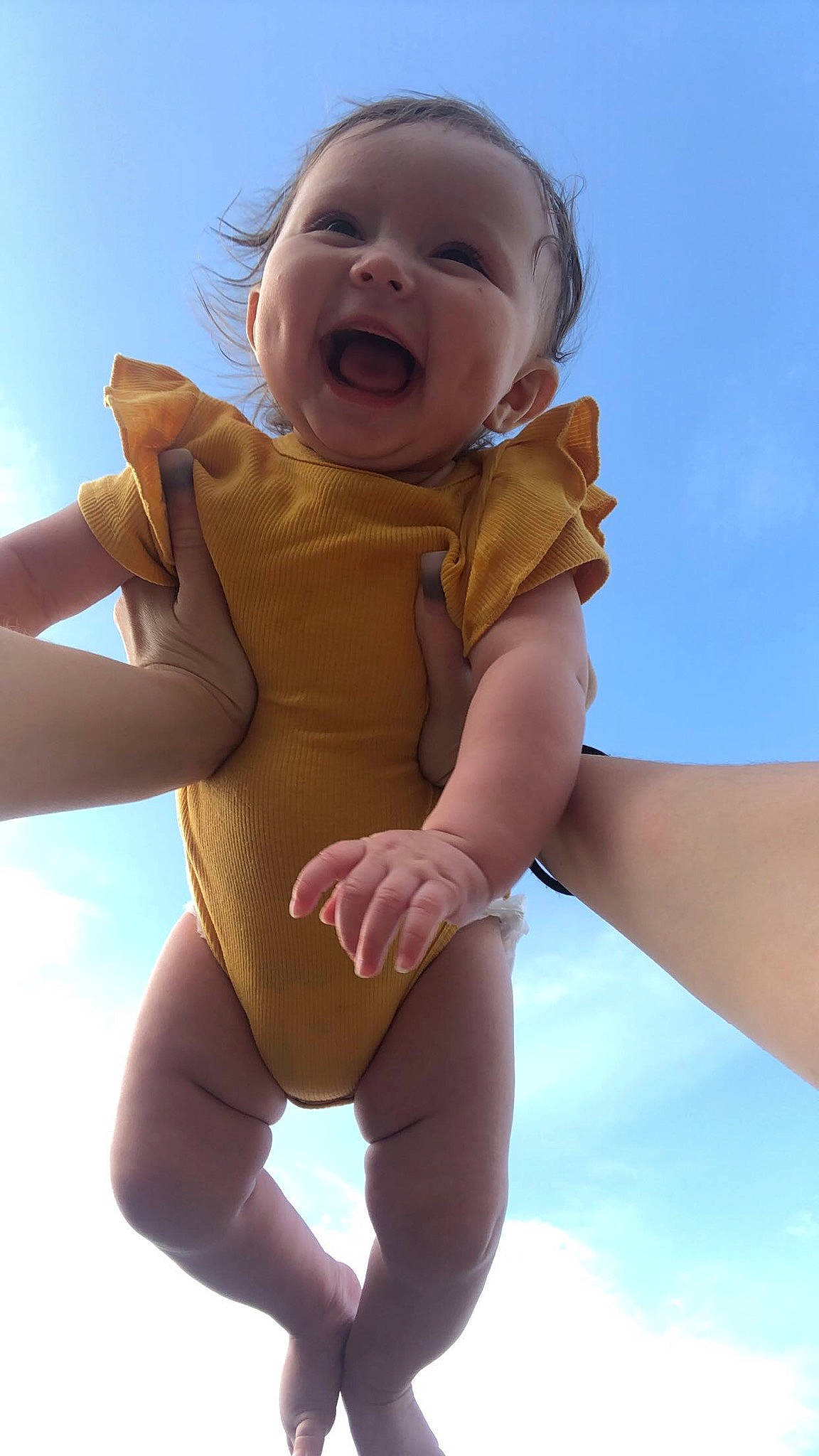 Nova joined the competition — help win amazing prizes! baby, baby_toddler_clothing, child, eye, fun, gesture, hand, happy, head, joint, knee, person, skin, sky, sleeve, smile, stomach, thigh, thumb, toddler