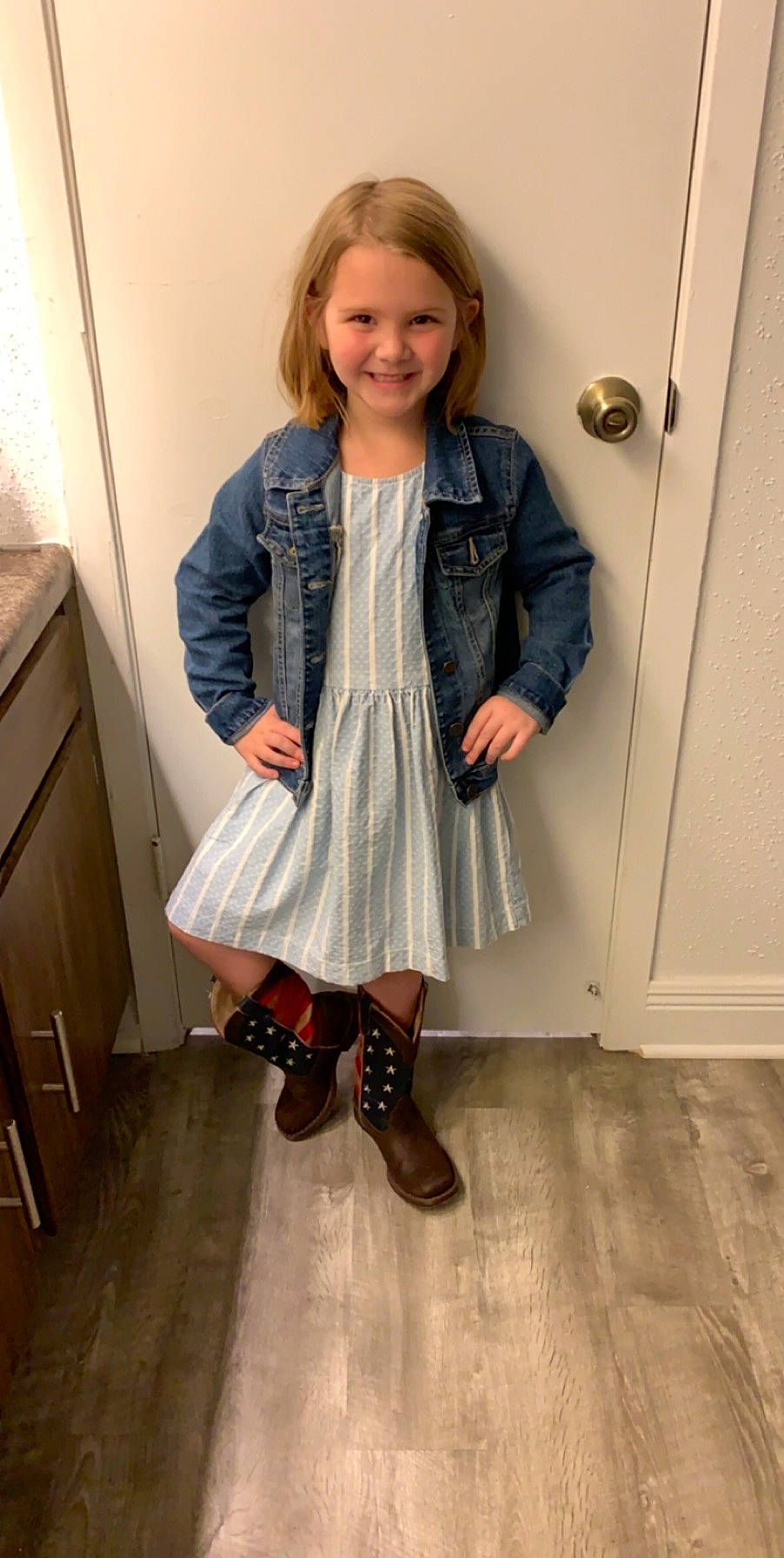 Kiley joined the competition — help win amazing prizes! beige, boot, child, child_model, clothing, coat, dress, footwear, jacket, joy, khaki, knee, leggings, outerwear, person, riding_boot, shoe, tights, toddler, trench_coat