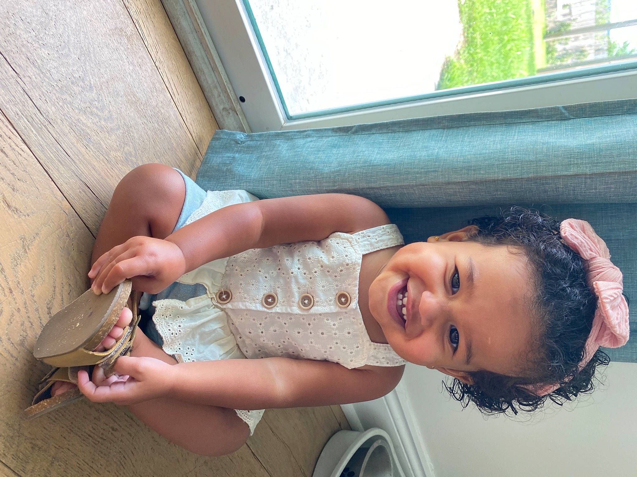 Laiken joined the competition — help win amazing prizes! automotive_exterior, child, family_car, finger, foot, hand, happy, joint, joy, leisure, mouth, nail, neck, nose, person, skin, smile, thumb, toddler, vehicle_door