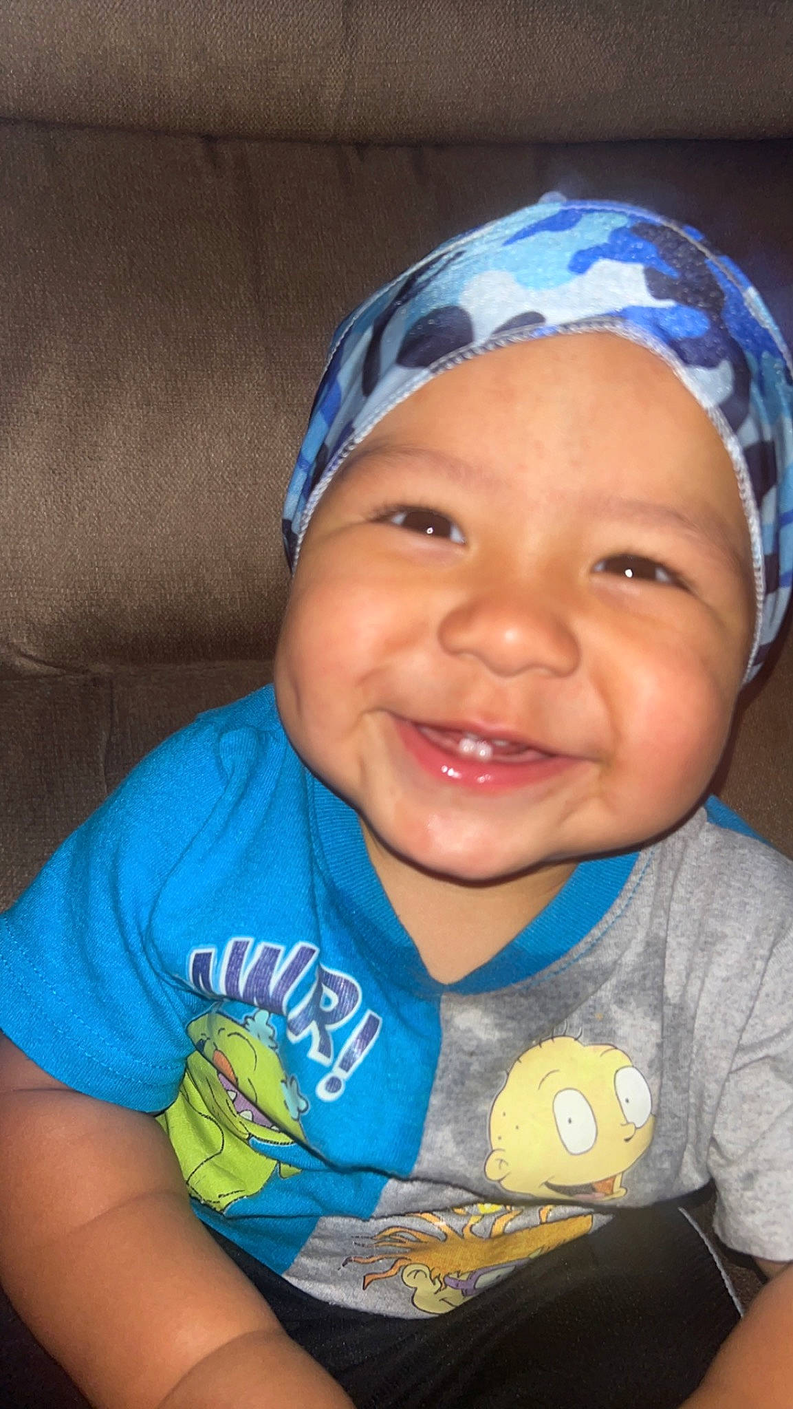 Kingston joined the competition — help win amazing prizes! baby, baby_laughing, baby_toddler_clothing, baseball_cap, blue, cap, cheek, child, chin, electric_blue, eye, forehead, happy, headwear, joy, mouth, nose, person, skin, sleeve