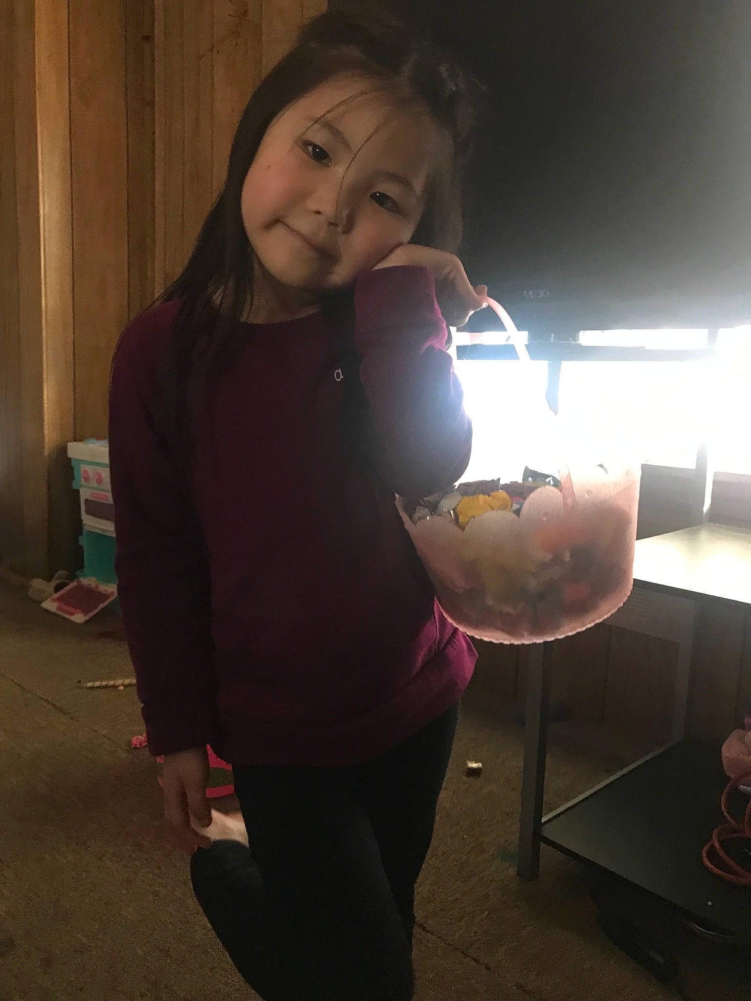 Alina is registered to the contest to win money with this photo: drink, person