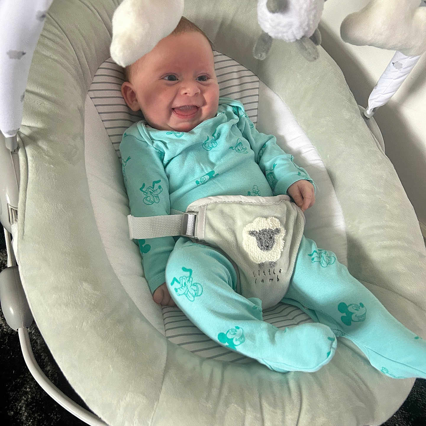 Hunter is registered to the contest to win money with this photo: baby, bed, blanket, clothing, costume, cradle, crib, cushion, face, furniture, hat, head, homedecor, hosiery, infantbed, newborn, person, photography, portrait, sock