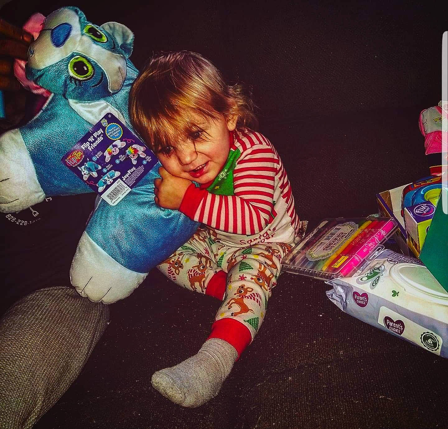 Natalia is registered to the contest to win money with this photo: arm, child, fun, girl, holiday, person, play, product, space, square, textile, toddler, toy