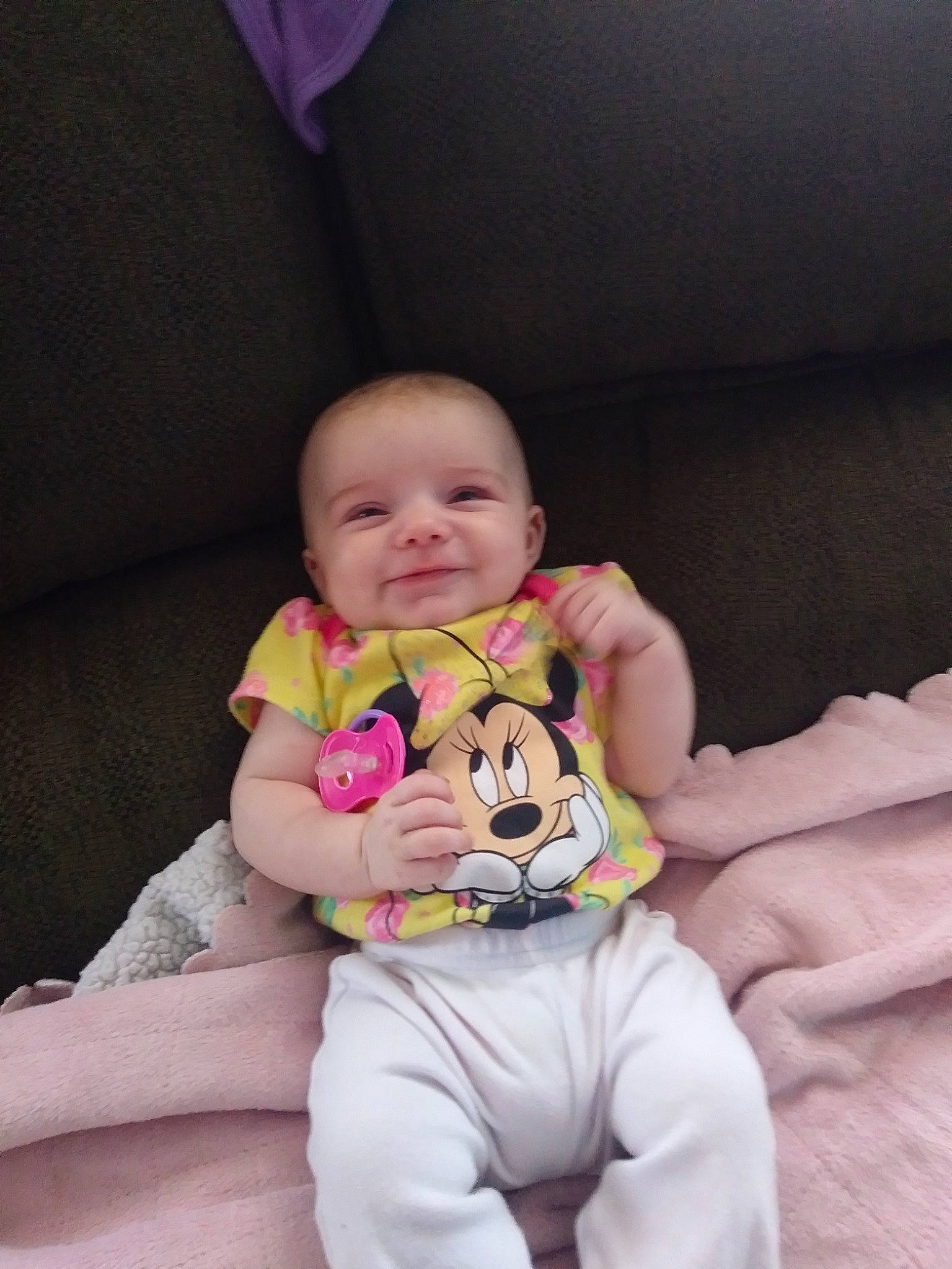 Nova joined the competition — help win amazing prizes! baby_products, child, day, fun, infant, mouth, person, pink, play, product, sitting, skin, smile, textile, toddler