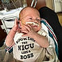 Everest joined the competition — help win amazing prizes! baby, newborn, hospital, nicu, medical_tape, feeding_tube, blanket, onesie, hand, person, infant, care, healthcare, patient, indoor, closeup, cute, small, fragile, resting