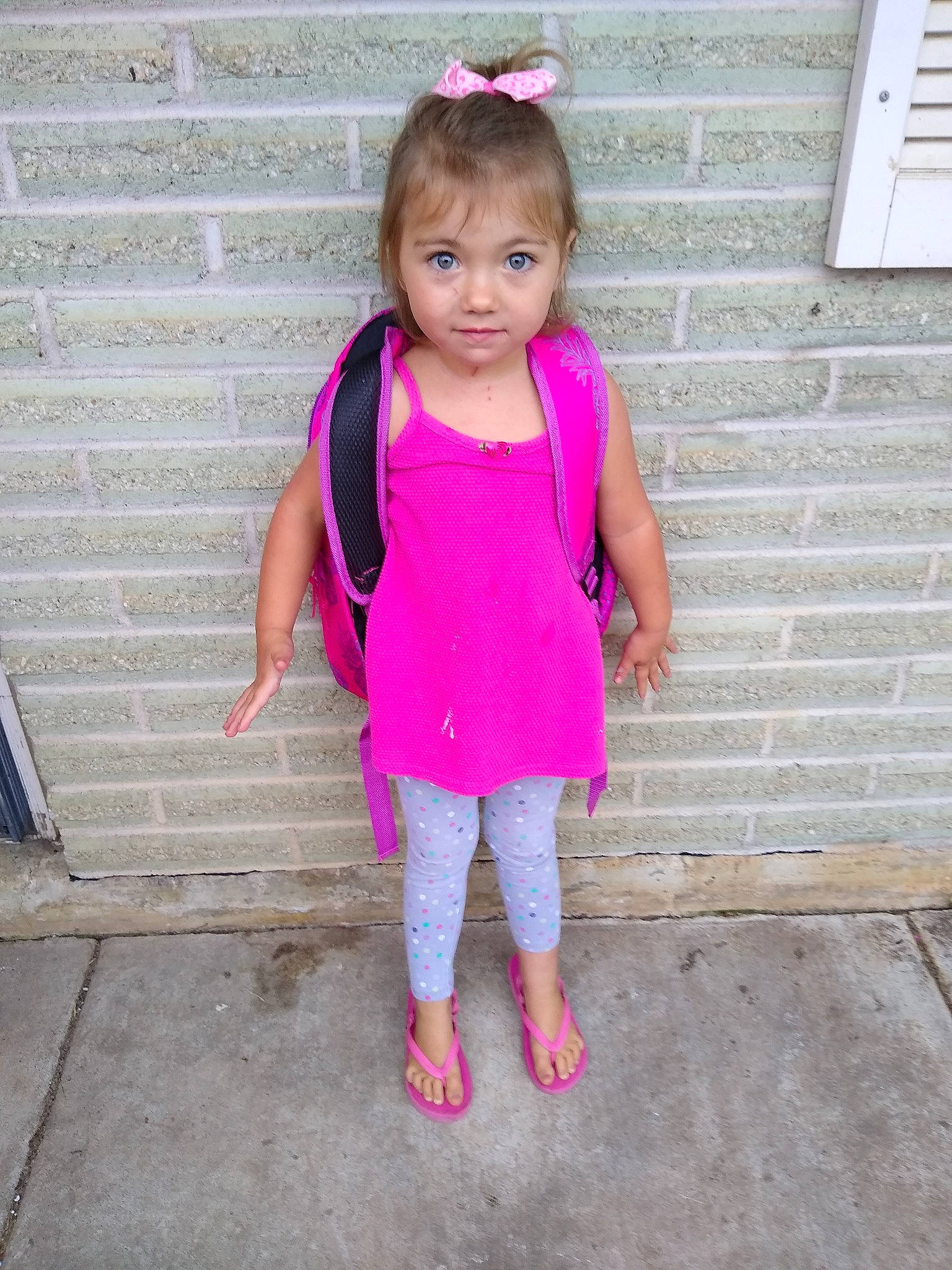 Rylynn joined the competition — help win amazing prizes! baby_toddler_clothing, child, child_model, clothing, costume, design, dress, footwear, magenta, pattern, person, pink, play, purple, shoe, skin, toddler