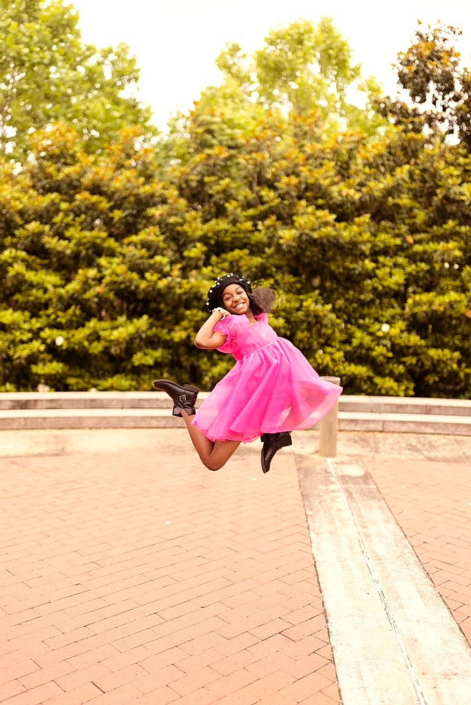 Aubrey Lauren joined the competition — help win amazing prizes! dance, dress, entertainment, event, flash_photography, flooring, formal_wear, grass, happy, headwear, human_leg, joy, leisure, magenta, people_in_nature, performing_arts, person, plant, recreation, sky