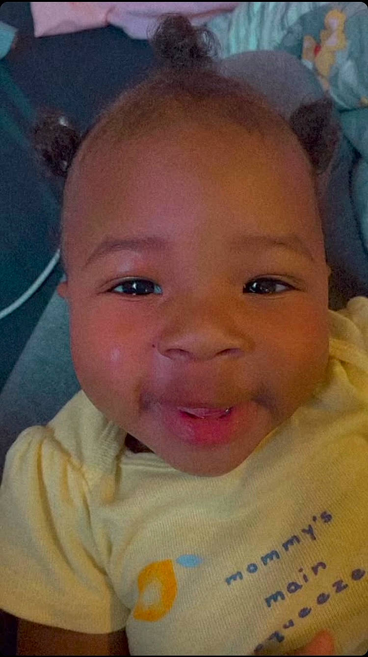 Dior joined the competition — help win amazing prizes! baby, baby_toddler_clothing, cheek, ear, eye, eyebrow, eyelash, finger, forehead, gesture, happy, human_body, iris, jaw, lip, mouth, neck, nose, person, skin