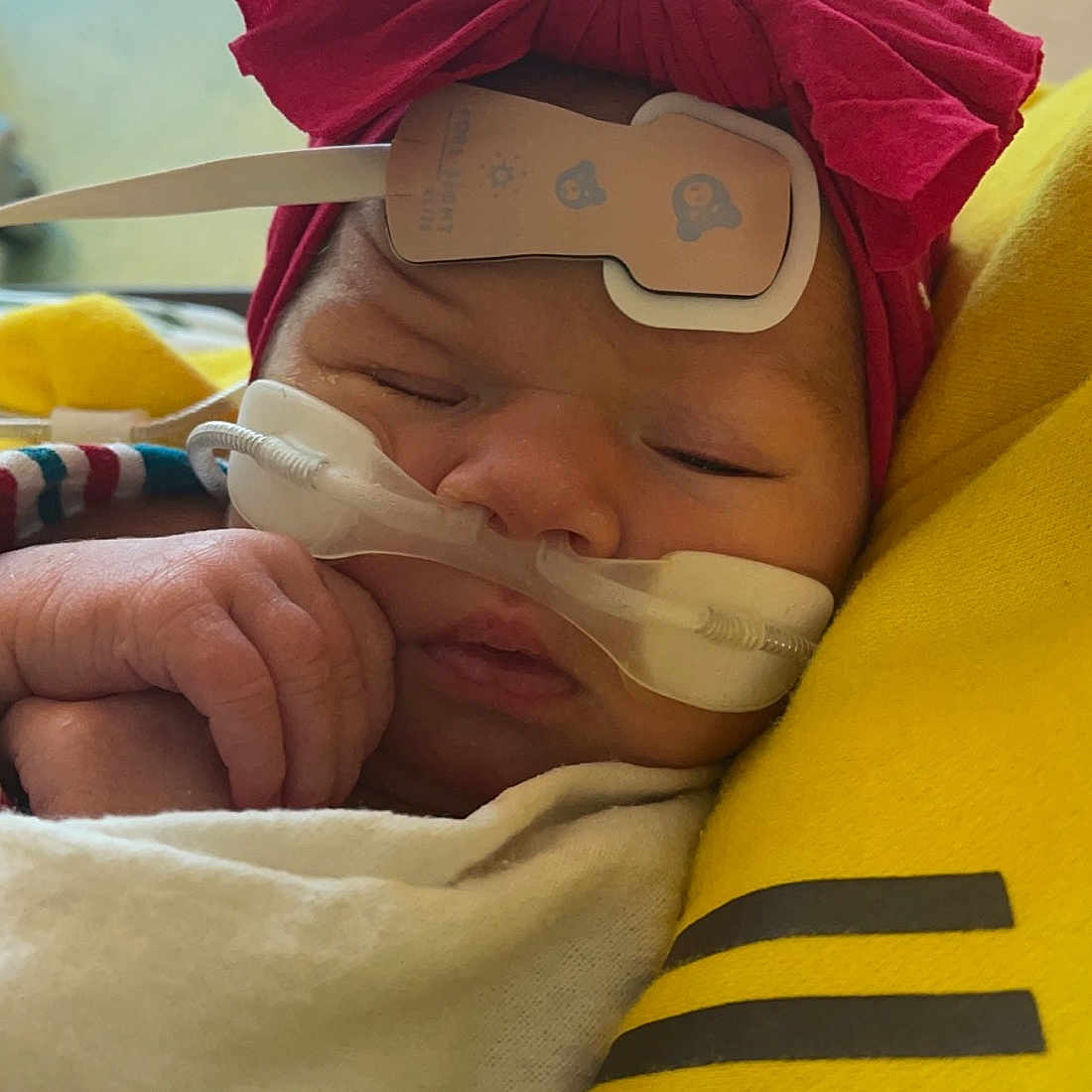 Ayda Jane joined the competition — help win amazing prizes! baby, baby_products, baby_sleeping, bedtime, carmine, child, comfort, event, finger, fun, gesture, happy, hat, linens, mouth, nose, room, skin, thumb, toddler