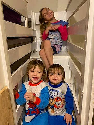 Analeigha joined the competition — help win amazing prizes! arm, cabinetry, child, clothing, comfort, eye, face, facial_expression, floor, fun, happy, joy, organ, people, person, product, skin, smile, standing, t_shirt