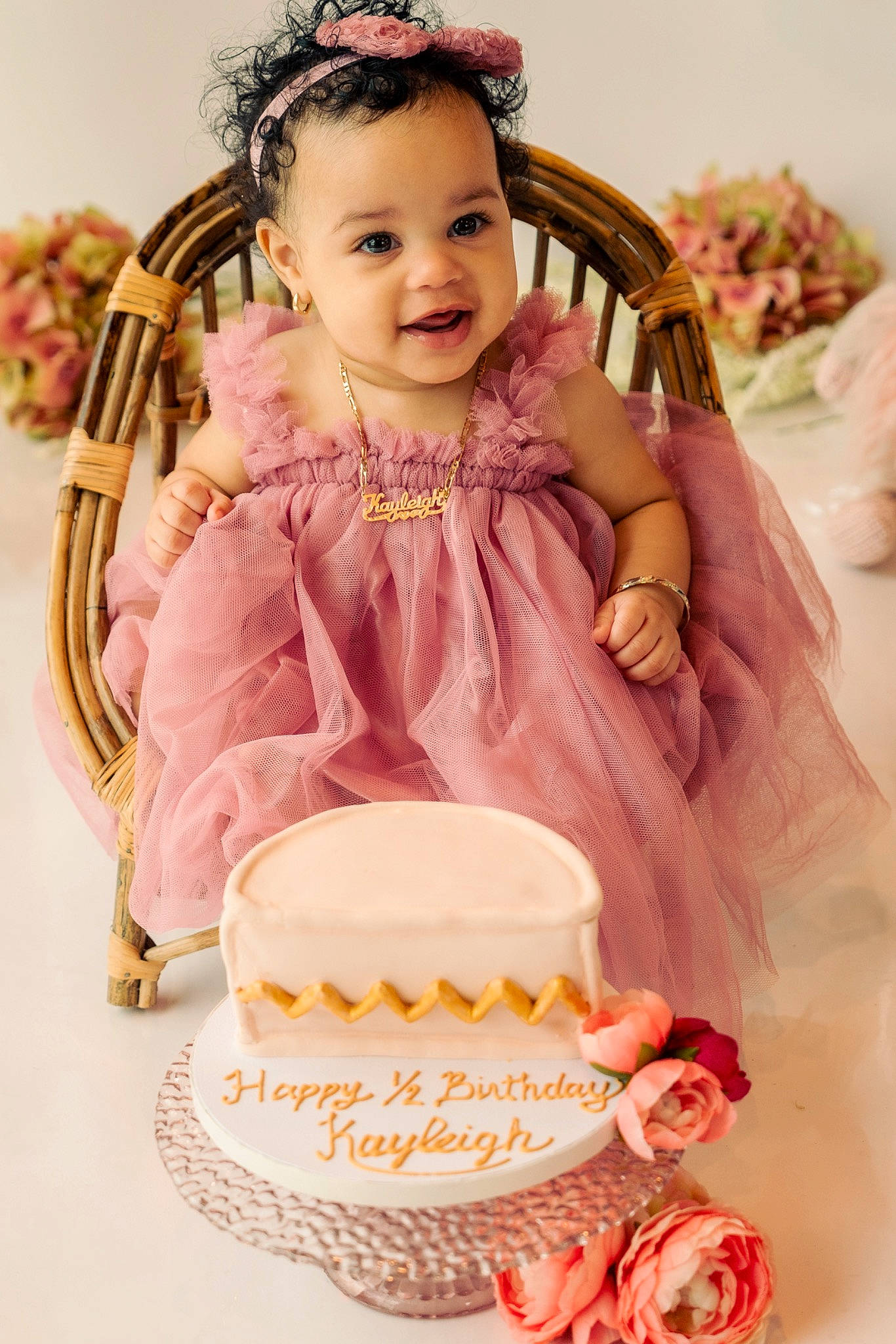 Kayleigh joined the competition — help win amazing prizes! baked_goods, birthday_cake, buttercream, cake, cake_decorating, cake_decorating_supply, cuisine, dessert, dress, event, flash_photography, food, hair, happy, person, pink, recipe, smile, sugar_cake, toddler