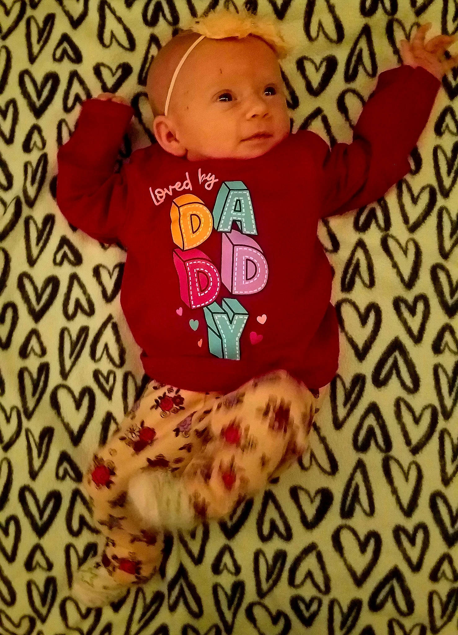 Harlee joined the competition — help win amazing prizes! baby, baby_products, baby_toddler_clothing, cheek, child, head, pajamas, person, play, product, sleeve, smile, t_shirt, textile, toddler