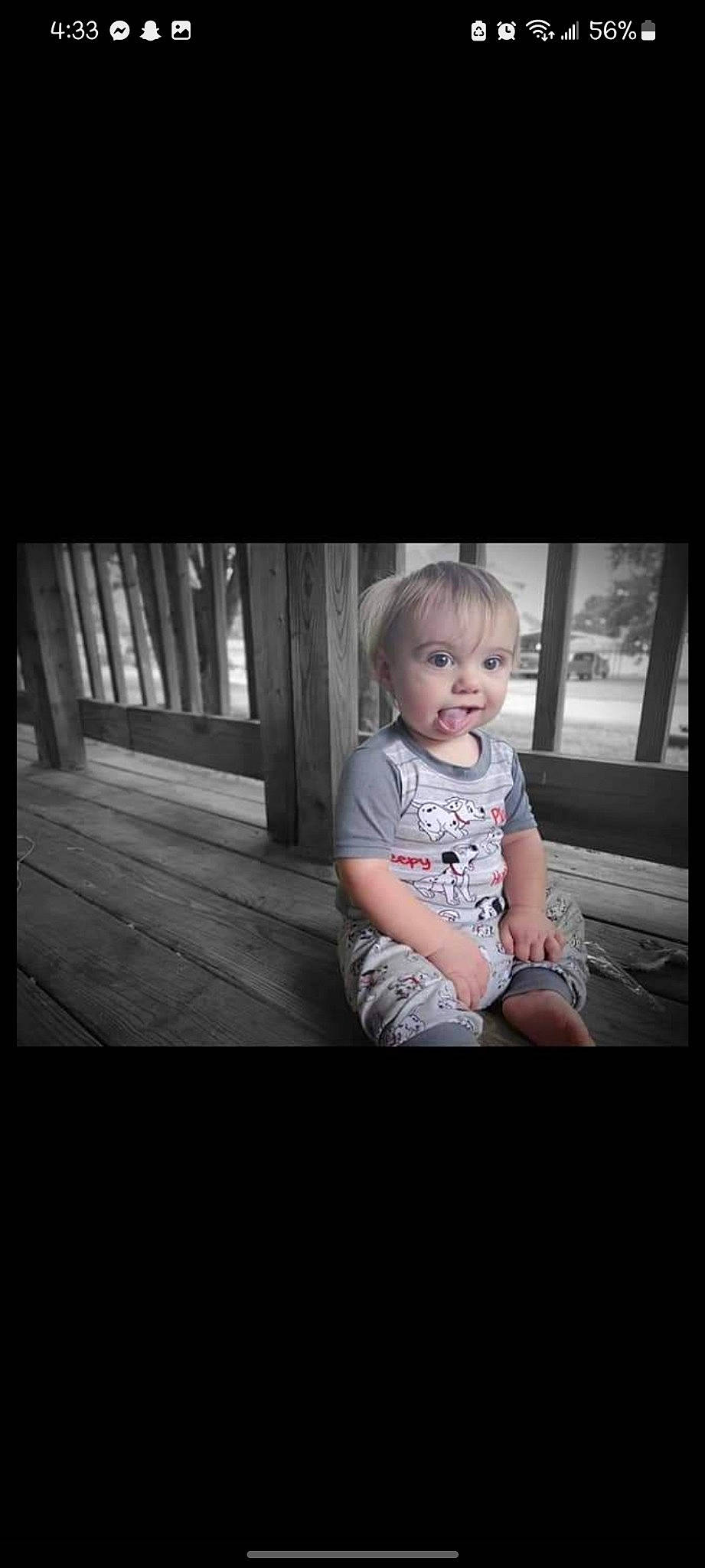 Malachi is registered to the contest to win money with this photo: baby, baby_toddler_clothing, black_and_white, child, darkness, flash_photography, floor, flooring, fun, happy, hardwood, monochrome, monochrome_photography, person, sitting, sleeve, tints_and_shades, toddler, tree, window