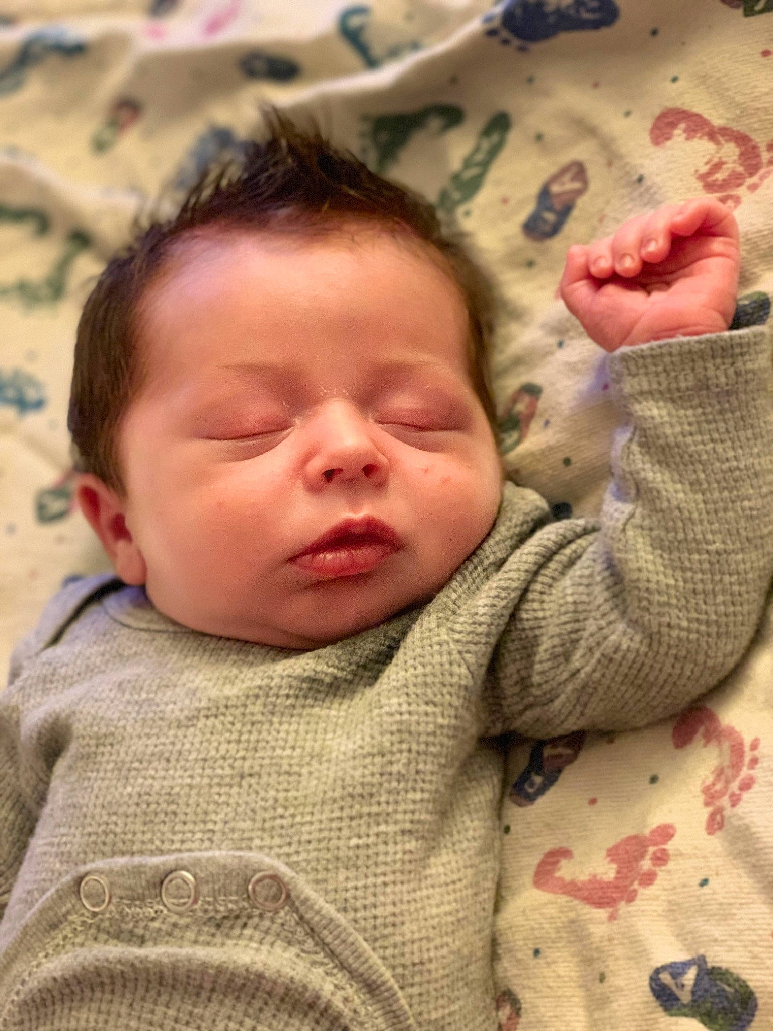 Salem joined the competition — help win amazing prizes! baby, baby_toddler_clothing, cheek, child, clothing, comfort, eye, face, forehead, happy, head, linens, lip, mouth, nose, pattern, person, skin, sleeve, textile