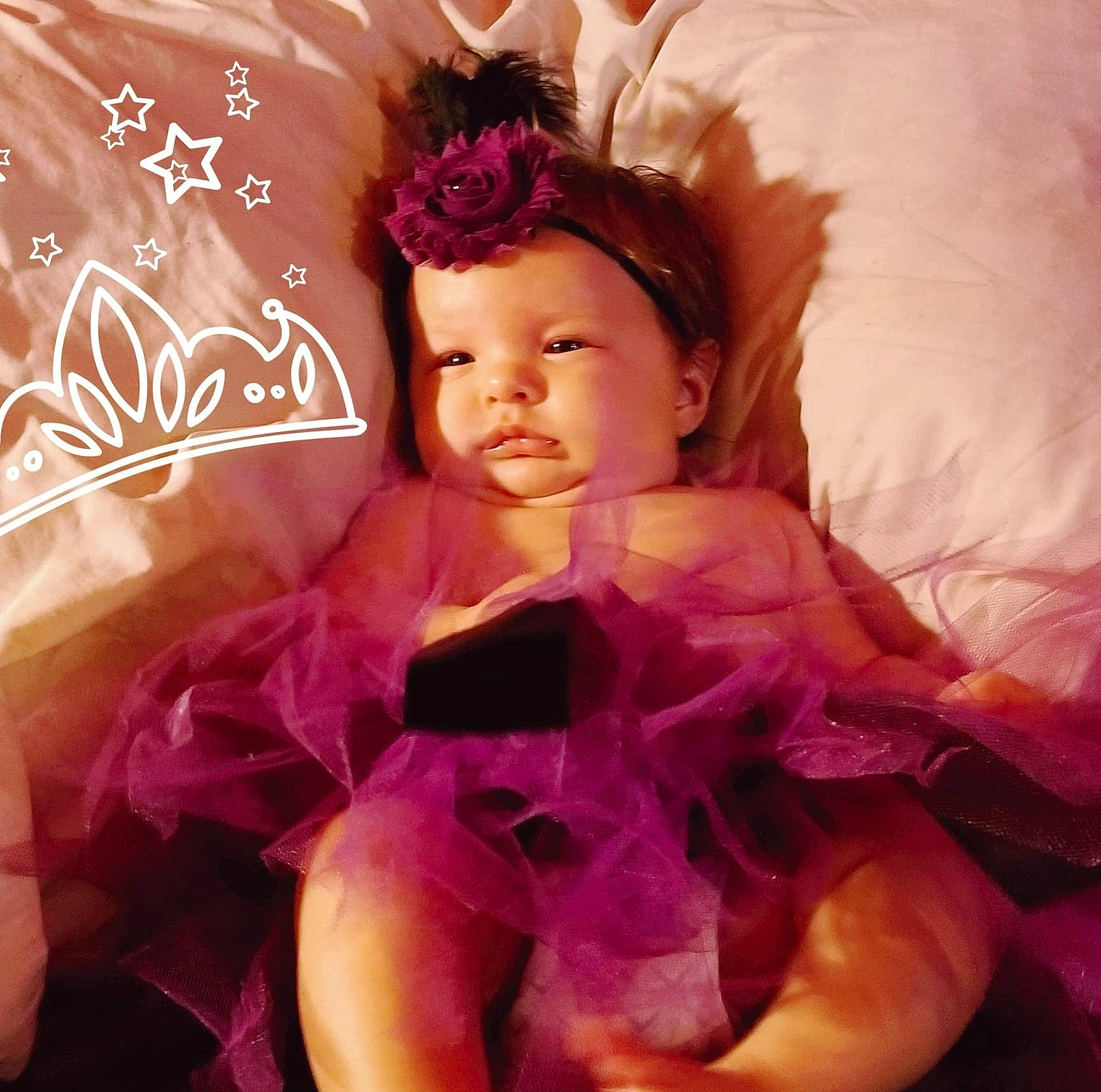 Taleah joined the competition — help win amazing prizes! ballet_tutu, child, girl, hair_accessory, happiness, infant, magenta, person, petal, pink, purple, smile, toddler