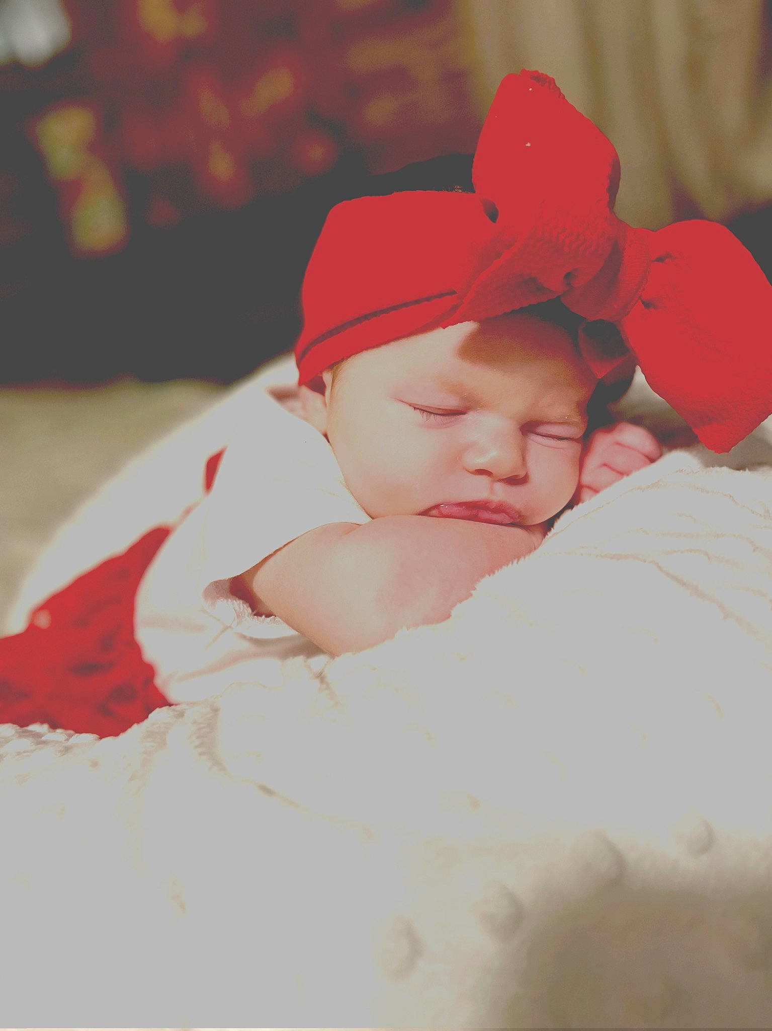 Gabriella joined the competition — help win amazing prizes! baby, baby_sleeping, baby_toddler_clothing, bedtime, cap, carmine, child, comfort, event, eye, face, happy, hat, headgear, knit_cap, linens, lip, person, skin, textile