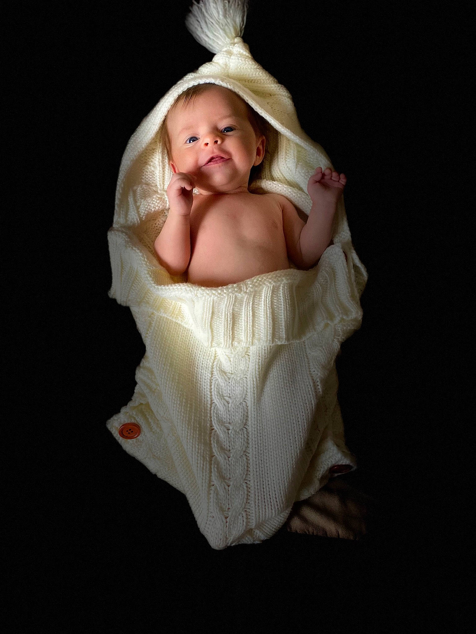 Mallory joined the competition — help win amazing prizes! baby, barefoot, bridal_accessory, child, comfort, dress, elbow, event, fashion_accessory, flash_photography, gesture, happy, headpiece, human_leg, jewellery, linens, peach, person, petal, sitting