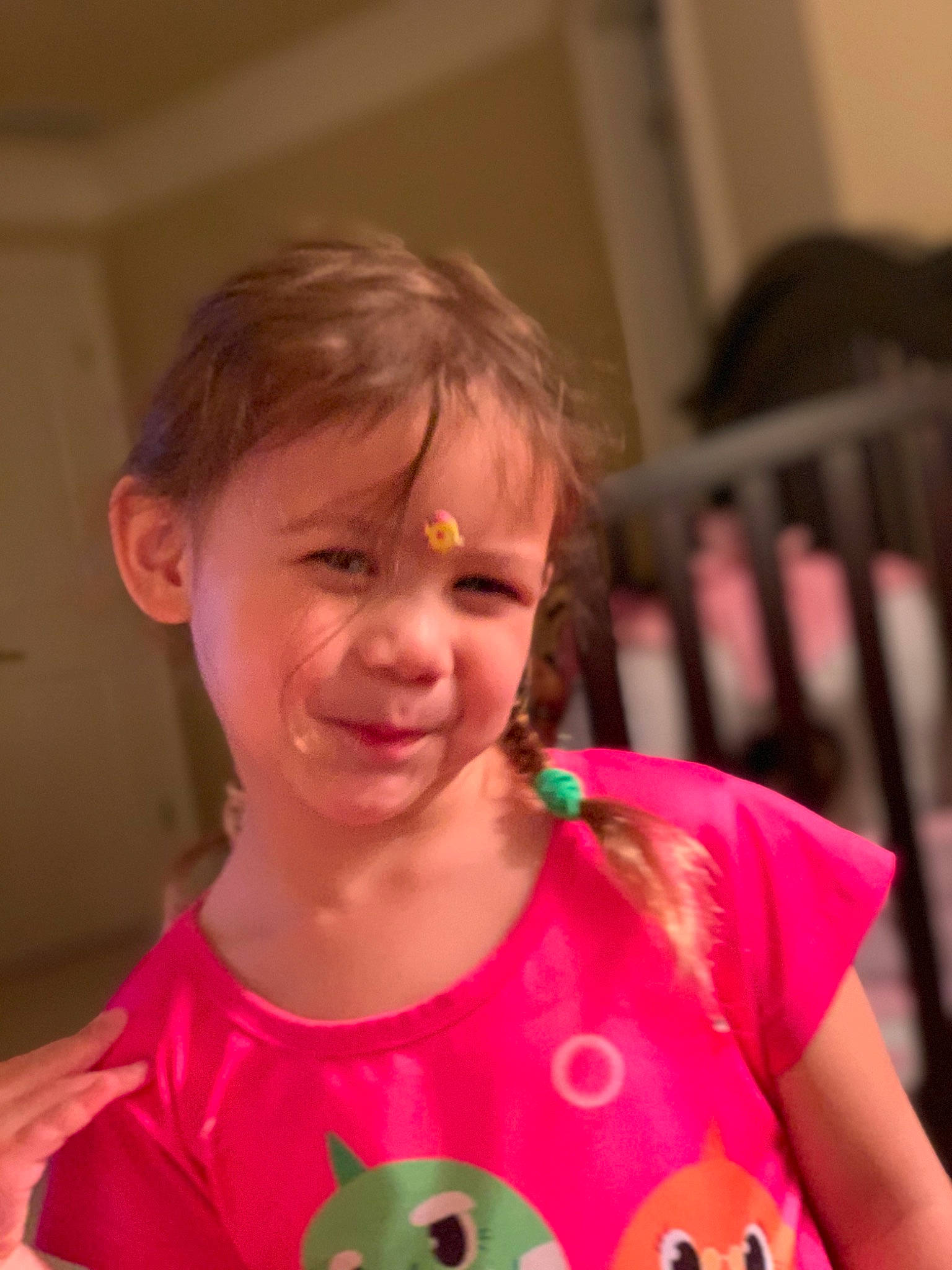 Emily joined the competition — help win amazing prizes! baby_toddler_clothing, cheek, child, event, eyebrow, eyelash, fun, hair, happy, head, lip, magenta, mouth, neck, nose, person, pink, sleeve, smile, t_shirt