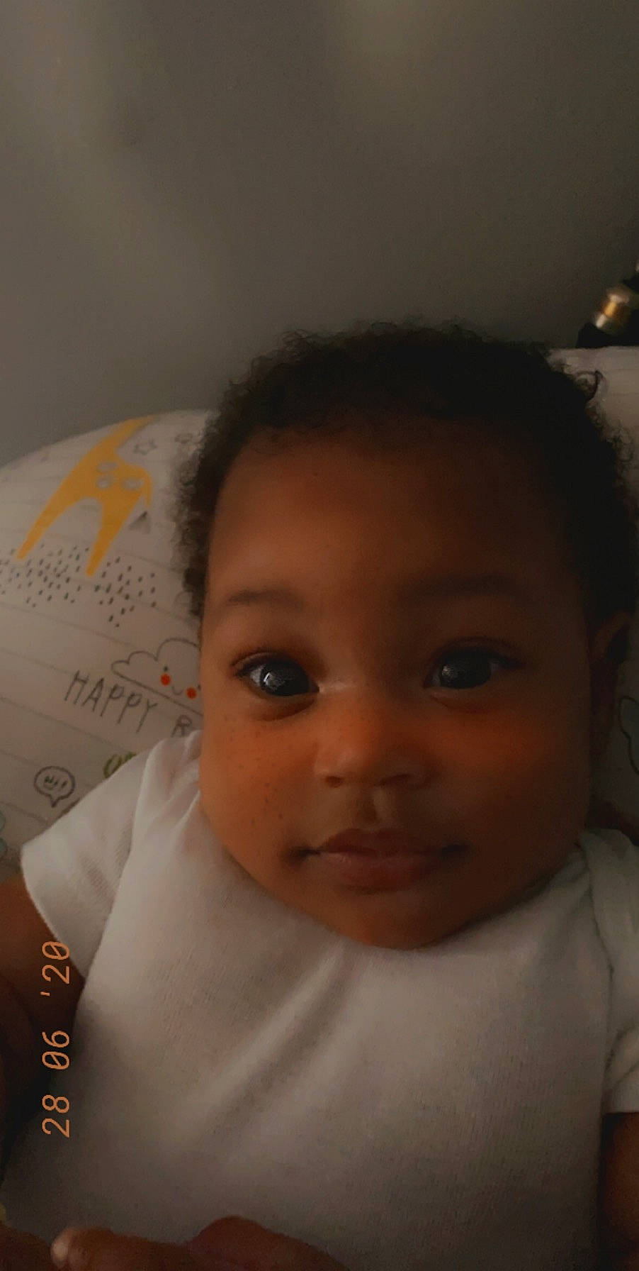 Jazmine joined the competition — help win amazing prizes! baby, black_hair, cheek, child, chin, close_up, eye, eyebrow, face, forehead, hair, head, human, iris, joy, lip, mouth, nose, person, skin