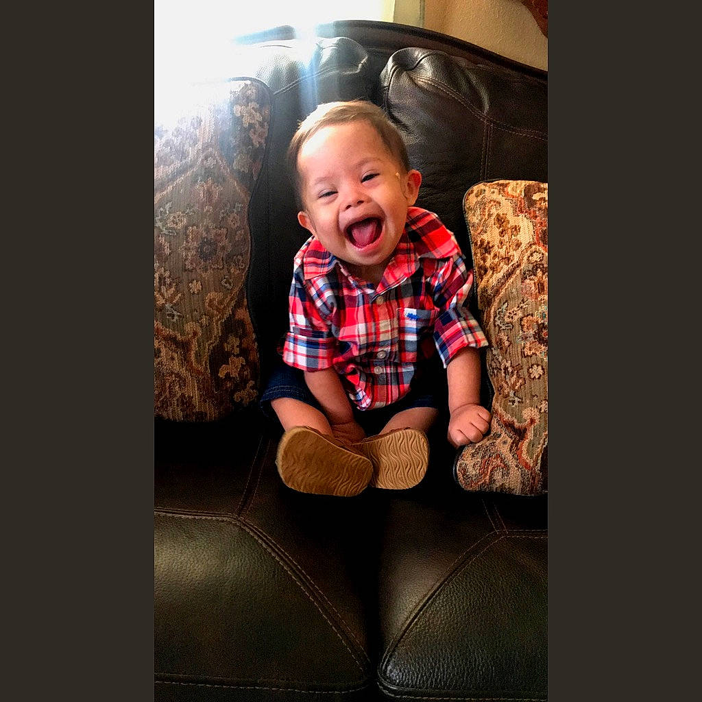 Erick joined the competition — help win amazing prizes! baby, cheek, child, cool, design, facial_expression, happy, head, laugh, person, photography, portrait, sitting, smile, square, toddler