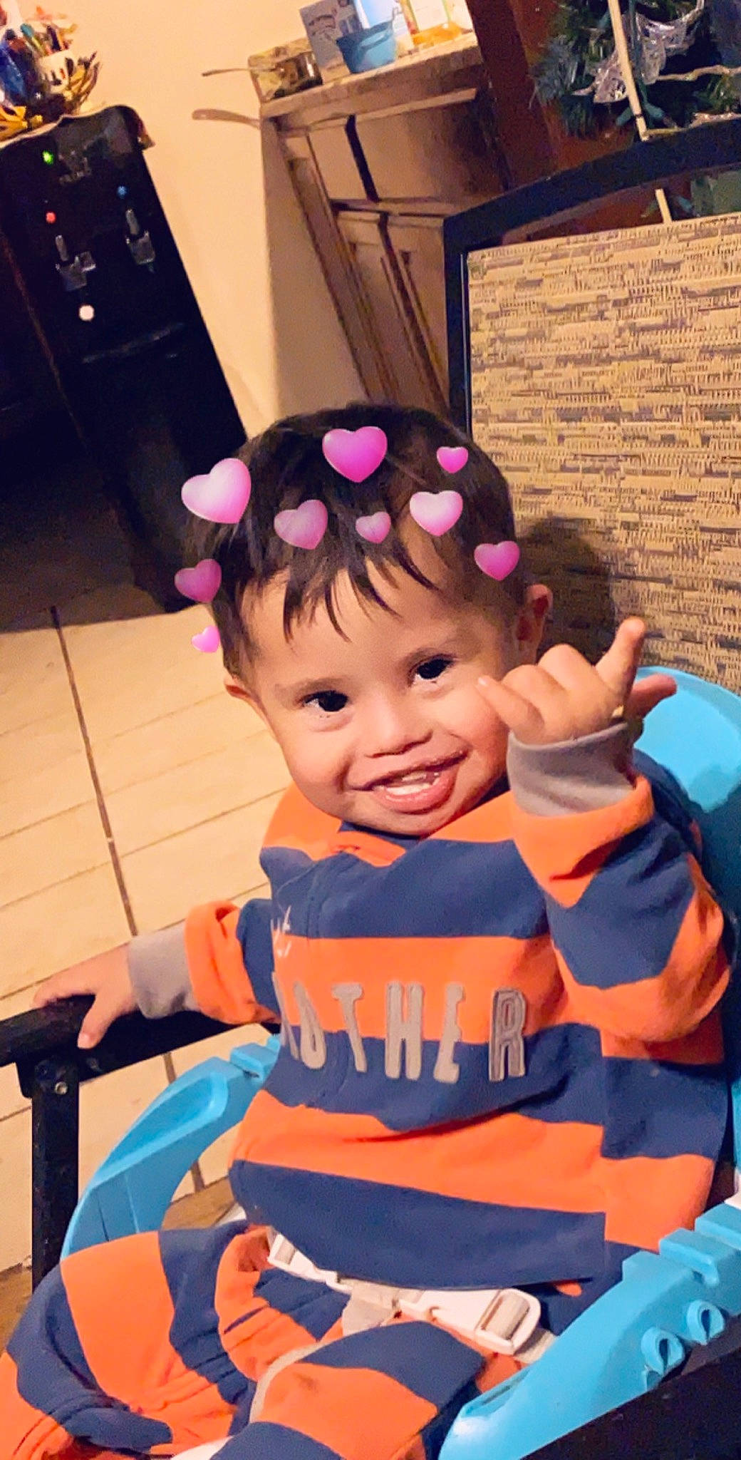 Erick is registered to the contest to win money with this photo: child, cool, ear, joy, person, play, smile, toddler