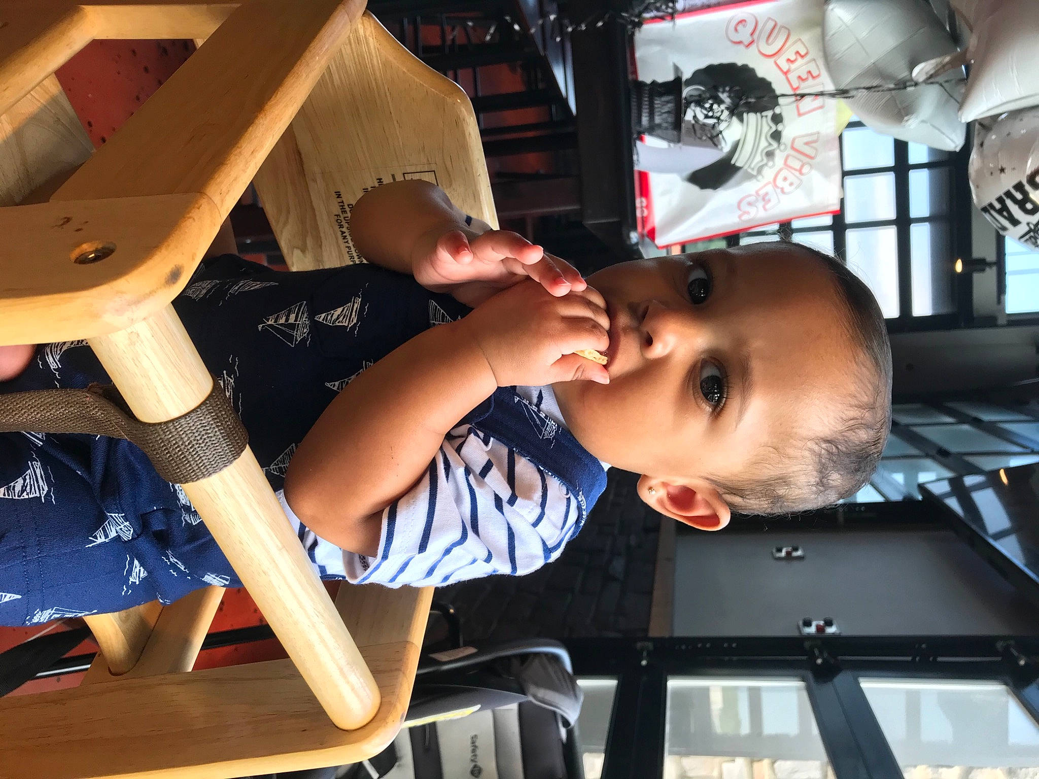 Khamari joined the competition — help win amazing prizes! audio_equipment, automotive_design, baby, child, elbow, flash_photography, fun, games, human_leg, machine, person, room, sitting, t_shirt, toddler, wood