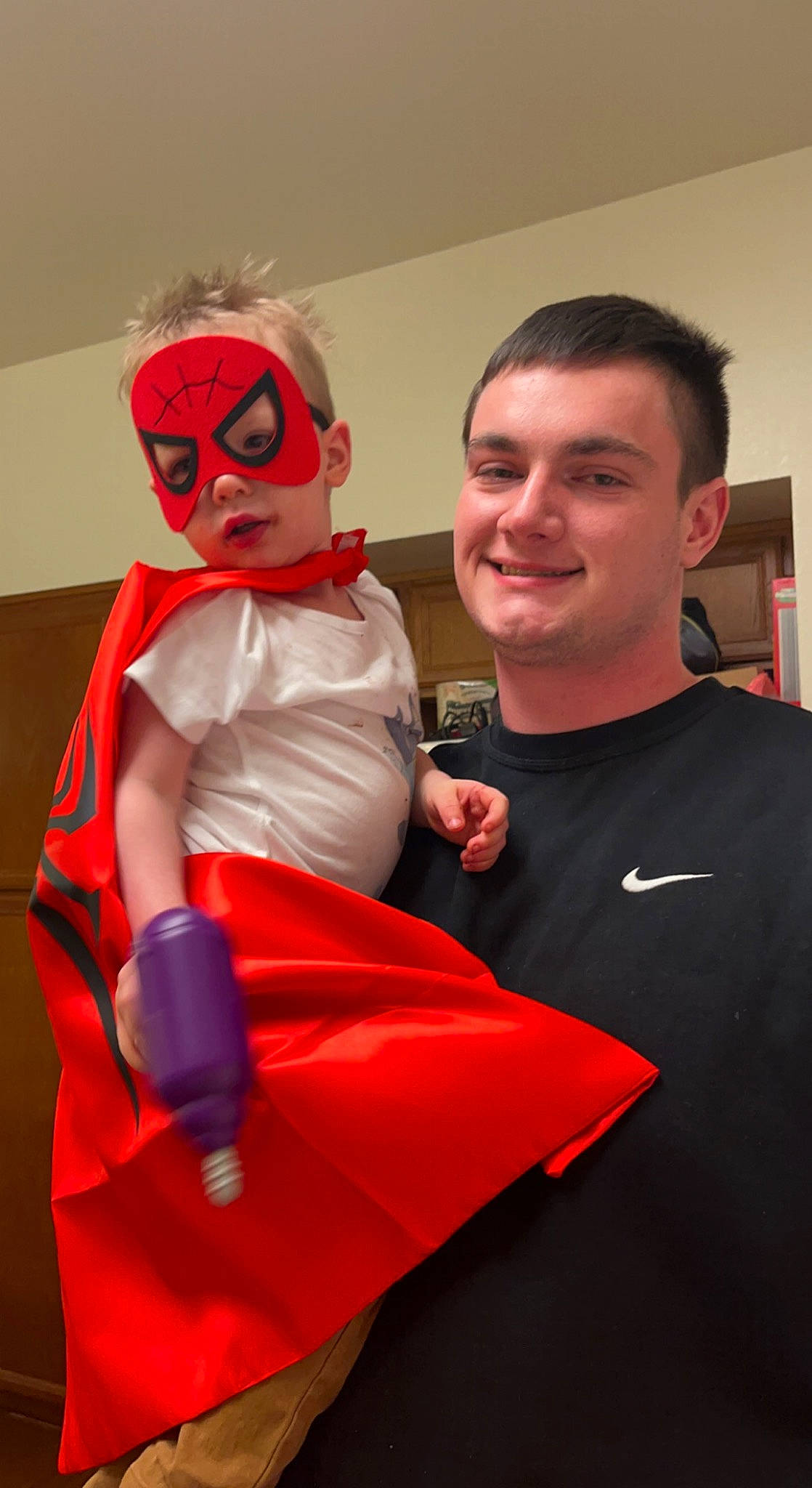 Graham joined the competition — help win amazing prizes! animation, belt, carmine, contact_sport, cosplay, costume, event, eyewear, fictional_character, flooring, fun, glove, hat, headwear, joy, masque, muscle, person, personal_protective_equipment, room