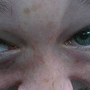 Cock Sucker is registered to the contest to win money with this photo: child, close_up, curious, electric_blue, eyebrow, eyelash, flesh, iris, macro_photography, no_expression, nose, skin, wrinkle