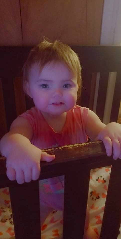 Elaine joined the competition — help win amazing prizes! baby, baby_toddler_clothing, baby_toys, cheek, child, face, finger, fun, happy, holiday, iris, person, play, purple, sitting, skin, smile, t_shirt, thumb, toddler