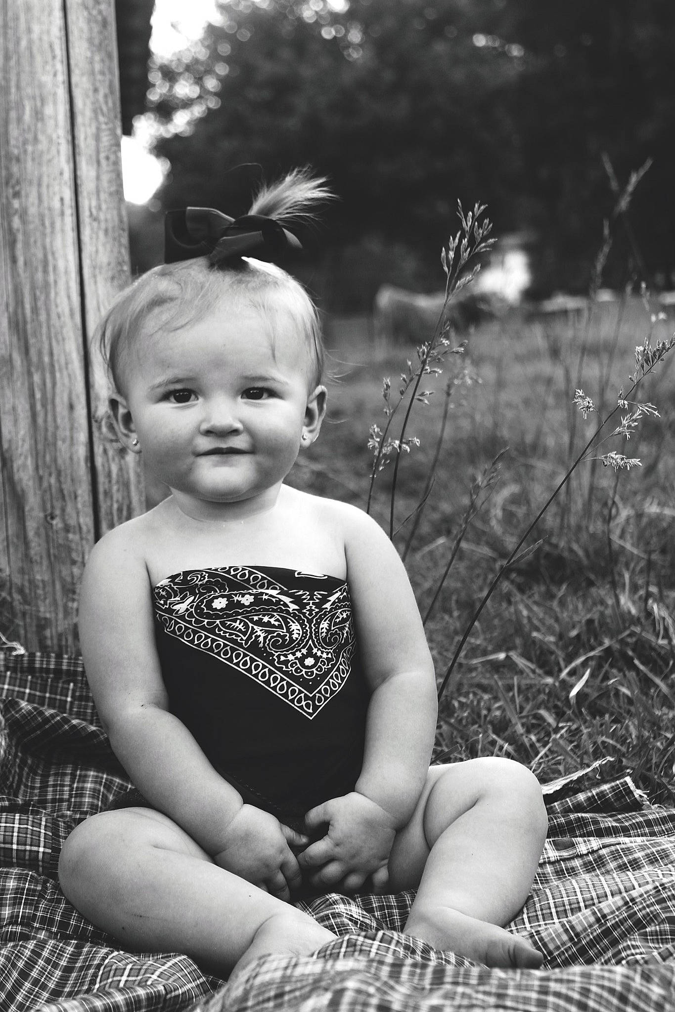 Danni joined the competition — help win amazing prizes! baby_toddler_clothing, black, black_and_white, flash_photography, grass, hairstyle, happy, joy, leaf, monochrome, monochrome_photography, people_in_nature, person, photograph, plant, skin, smile, standing, style, summer