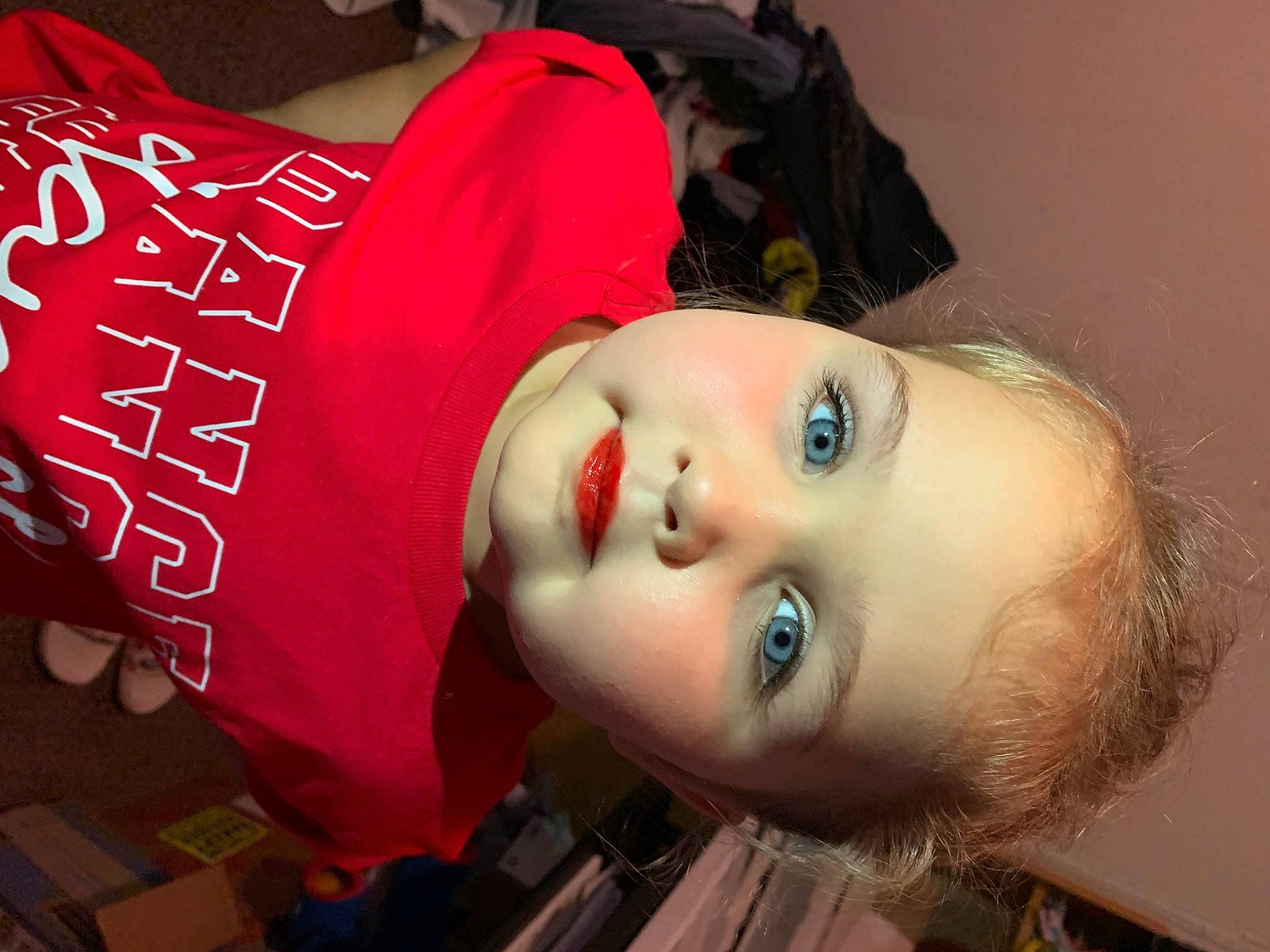 Amiyah joined the competition — help win amazing prizes! carmine, cheek, child, costume, doll, eyelash, fashion_accessory, fashion_design, flash_photography, forehead, fur, lip, lipstick, magenta, mouth, nose, person, photo_shoot, portrait_photography, toy