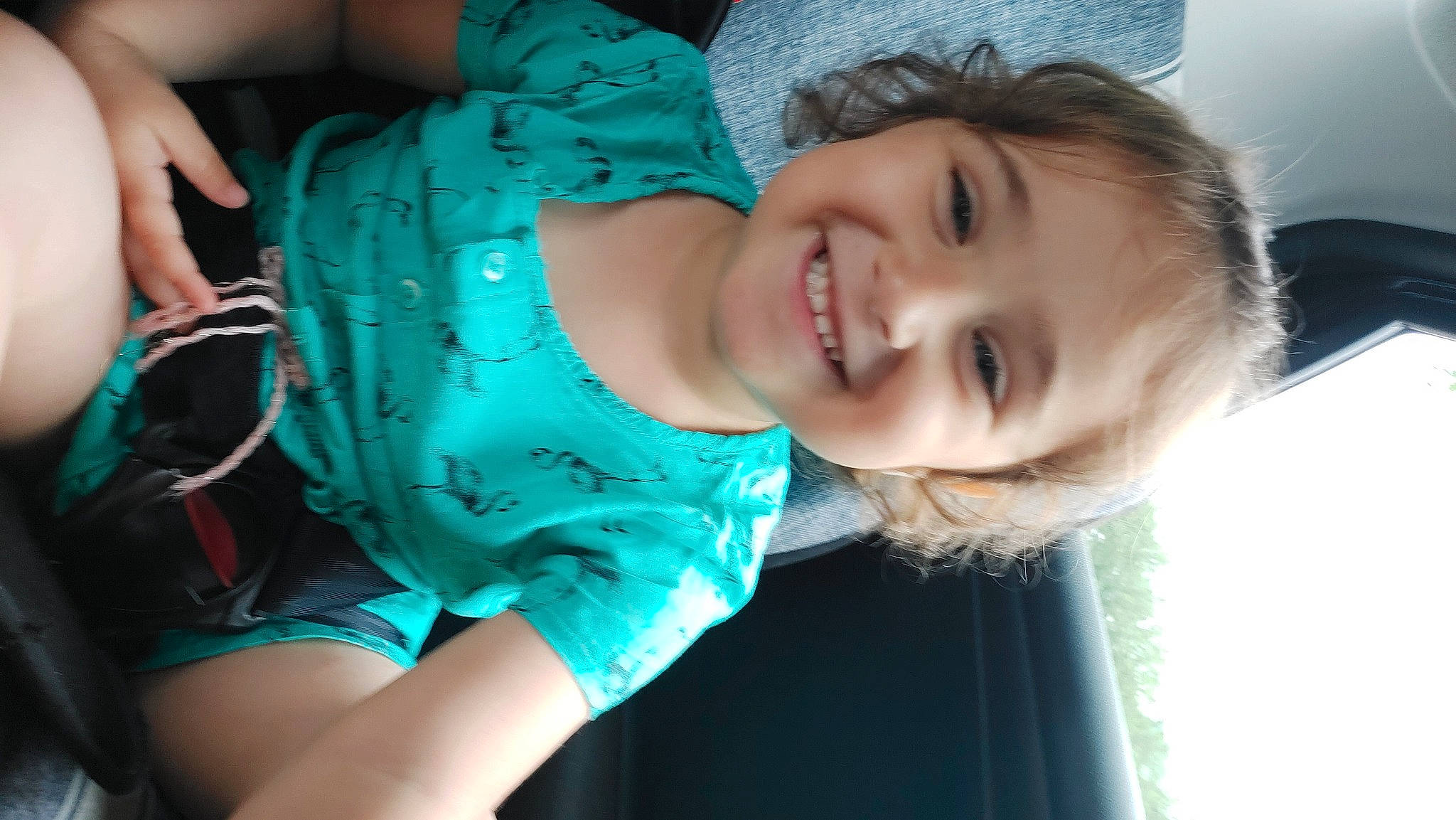 Aria participe au concours pour gagner de l'argent avec cette photo : baby, baby_toddler_clothing, blue, chest, dress, elbow, eyelash, finger, happy, hat, iris, joy, leisure, lip, mouth, neck, person, skin, smile, thigh