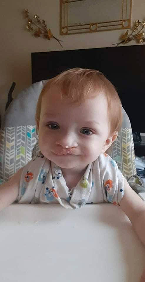 Braxton joined the competition — help win amazing prizes! baby, baby_toddler_clothing, cheek, child, chin, comfort, dress, eyebrow, finger, fun, hair, head, iris, joy, lip, mouth, nose, person, sitting, skin