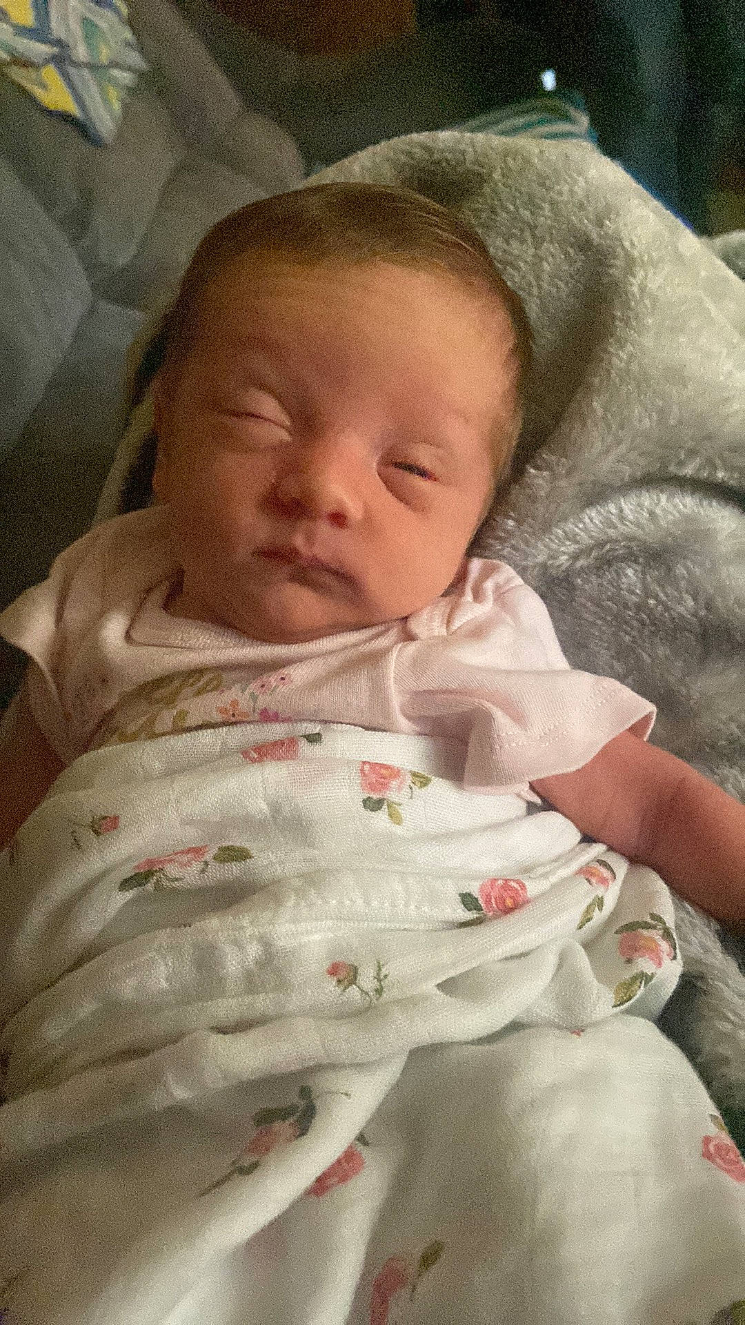 Blakelynn joined the competition — help win amazing prizes! baby, baby_toddler_clothing, cheek, chin, comfort, eyebrow, face, facial_expression, finger, human, lip, mammal, mouth, nose, organ, people, person, product, skin, textile