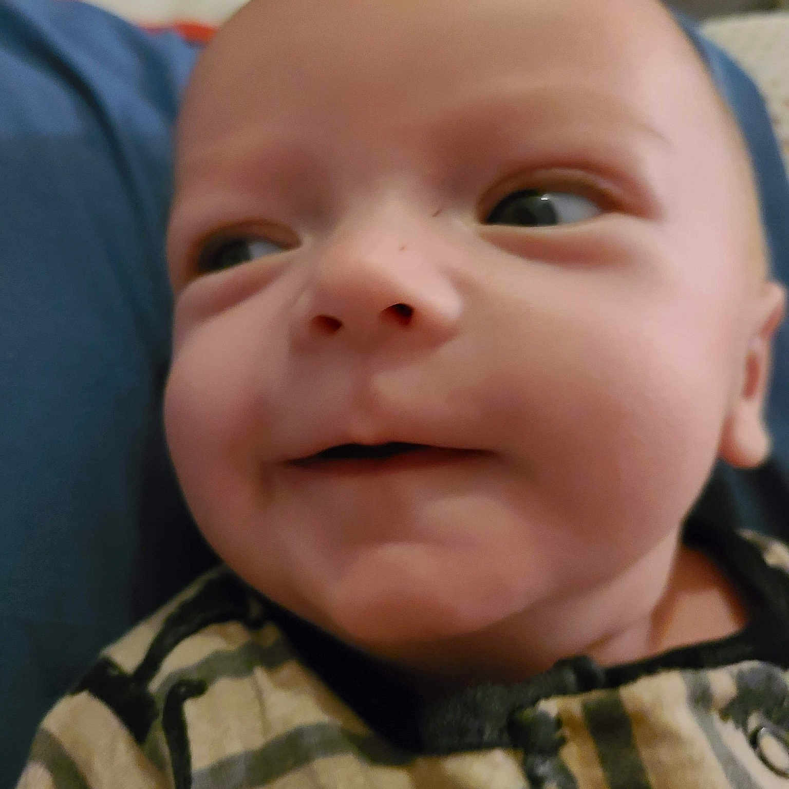 Gavin is registered to the contest to win money with this photo: baby, baby_toddler_clothing, camouflage, cheek, chin, ear, eye, eyebrow, eyelash, forehead, gesture, happy, iris, lip, military_camouflage, mouth, nose, skin, smile, toddler